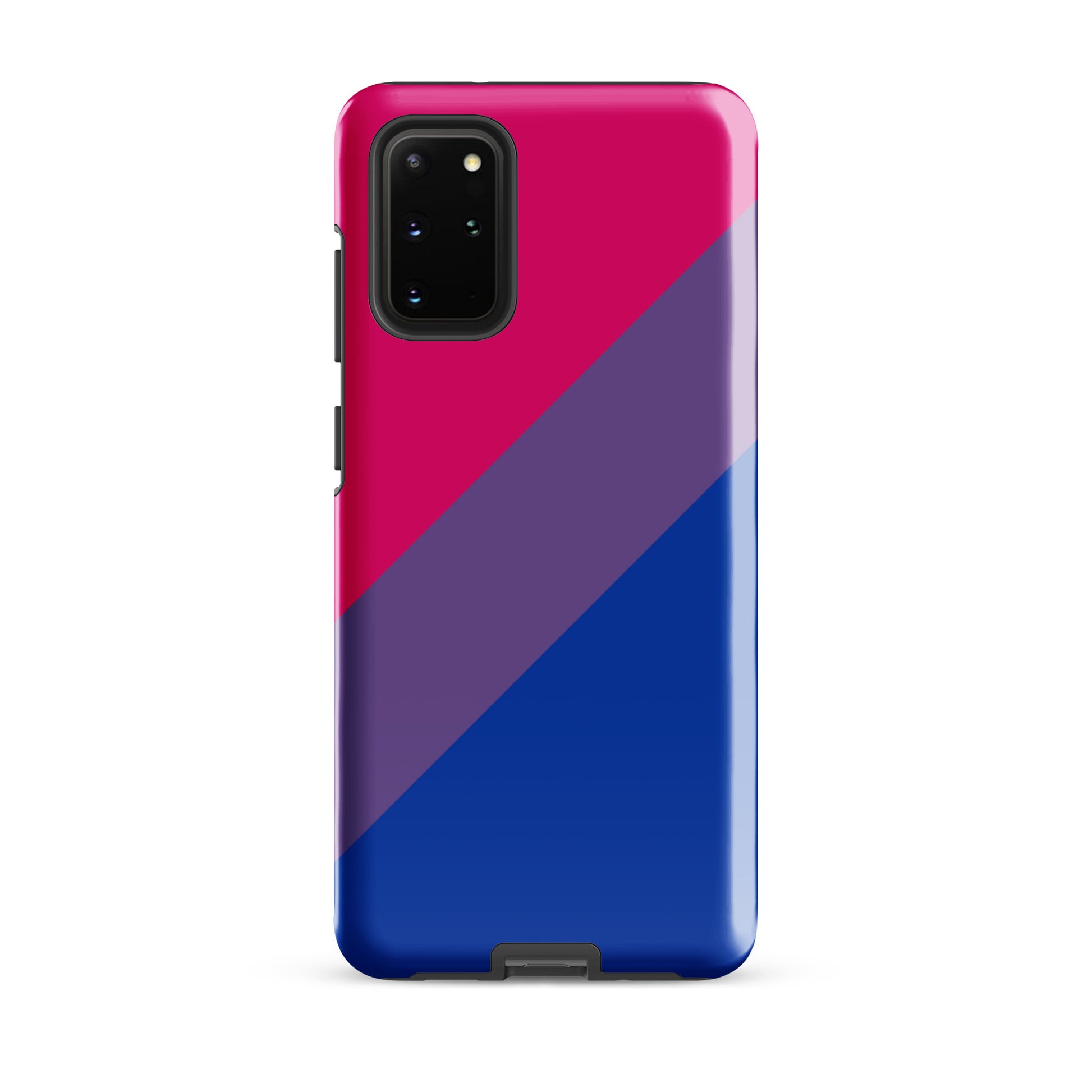 Bisexual Bi Pride Tough Cell Phone Case for Samsung Galaxy Samsung Galaxy S20 Plus Bisexual tough-case-for-samsung-glossy-samsung-galaxy-s20-plus-front-64ceebaa50a18