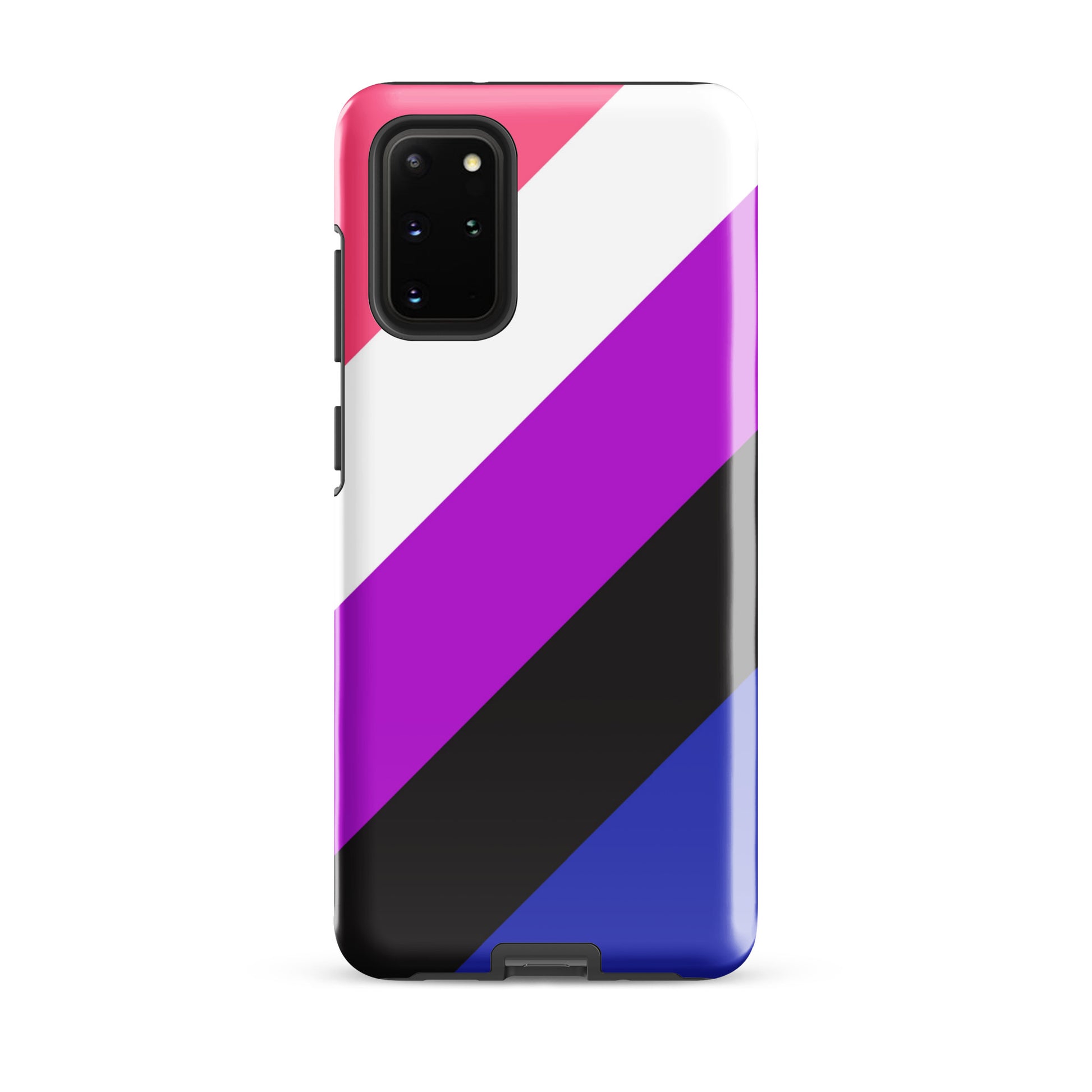 Genderfluid Pride Tough Cell Phone Case for Samsung Galaxy Samsung Galaxy S20 Plus Genderfluid tough-case-for-samsung-glossy-samsung-galaxy-s20-plus-front-64ceec6f474e7