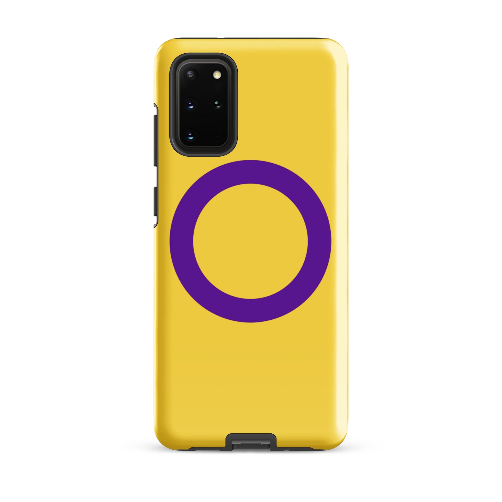 Intersex Pride Flag Tough Cell Phone Case for Samsung Galaxy Samsung Galaxy S20 Plus Intersex tough-case-for-samsung-glossy-samsung-galaxy-s20-plus-front-64ceed85692eb