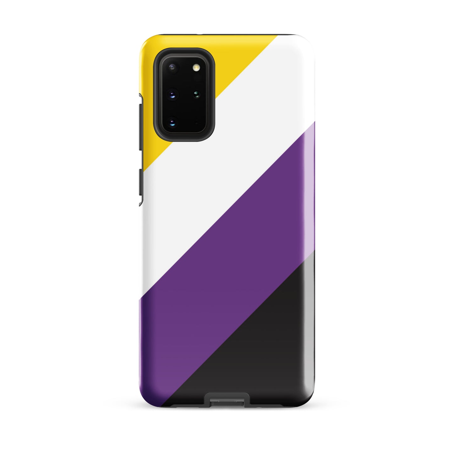 Nonbinary Enby Pride Tough Phone Case for Samsung Galaxy Samsung Galaxy S20 Plus Nonbinary tough-case-for-samsung-glossy-samsung-galaxy-s20-plus-front-64ceeeb22479d