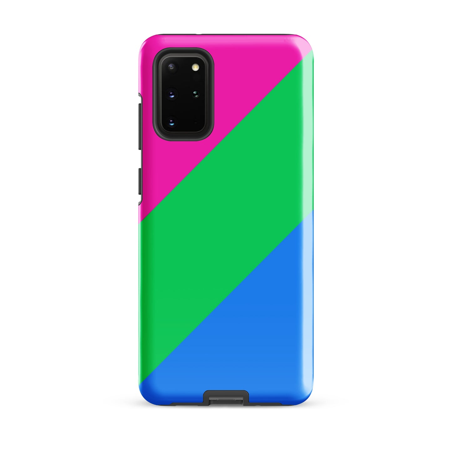 Polysexual Poly Pride Tough Cell Phone Case for Samsung Galaxy Samsung Galaxy S20 Plus Polysexual tough-case-for-samsung-glossy-samsung-galaxy-s20-plus-front-64ceef81c9830