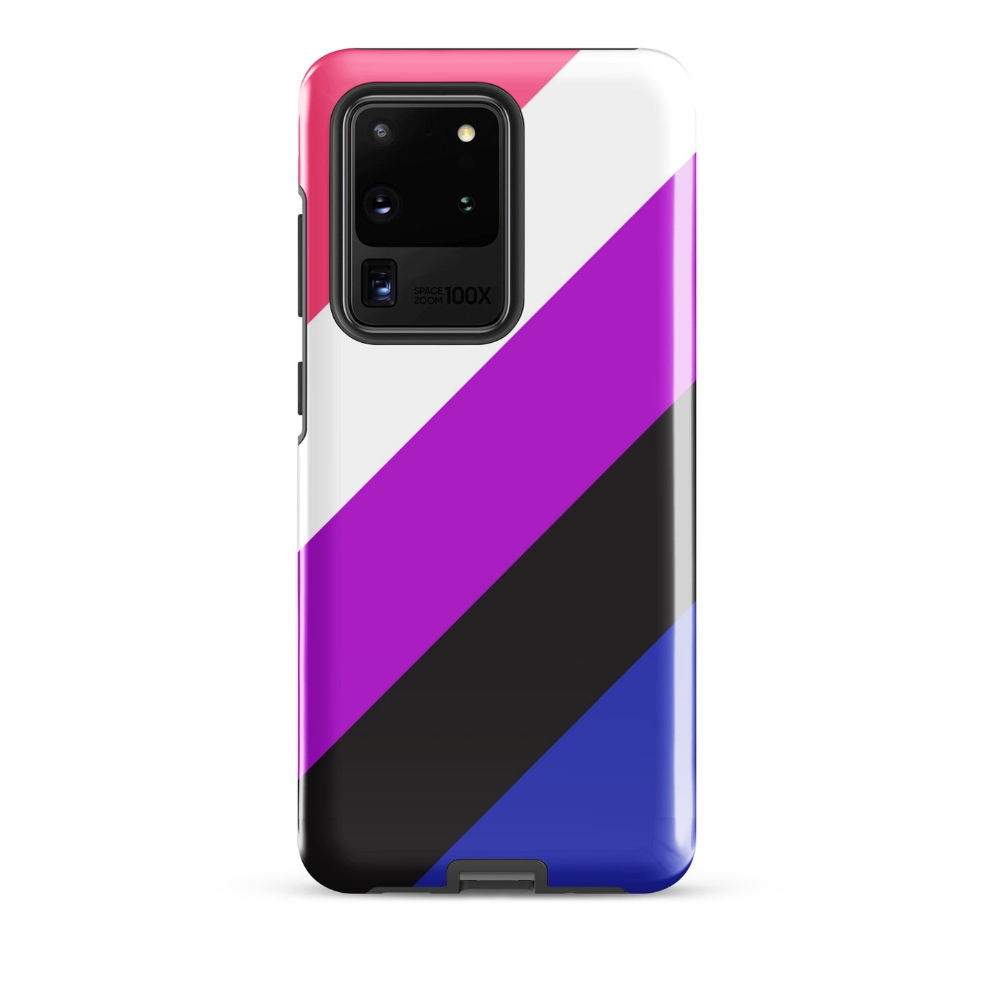 Genderfluid Pride Tough Cell Phone Case for Samsung Galaxy Samsung Galaxy S20 Ultra Genderfluid tough-case-for-samsung-glossy-samsung-galaxy-s20-ultra-front-64ceec6f47534