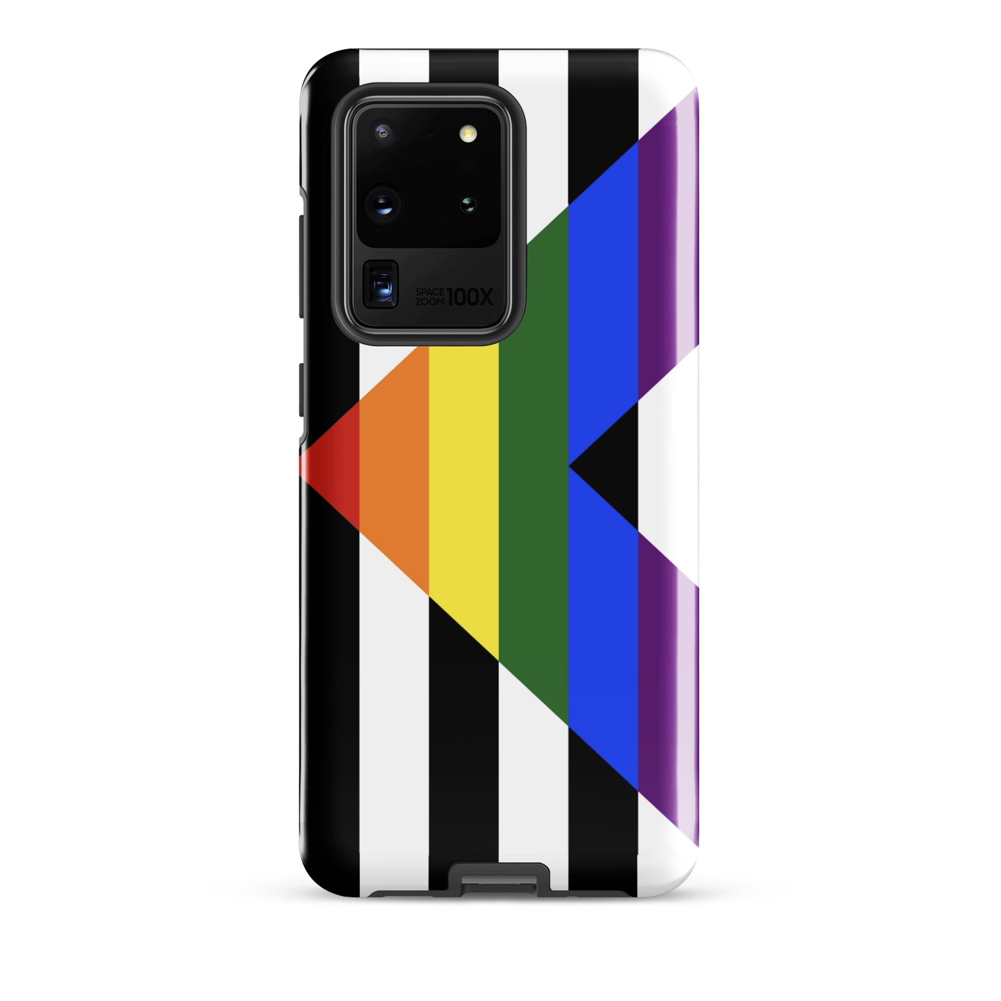 Straight Ally Pride Flag Tough Cell Phone Case for Samsung Galaxy Samsung Galaxy S20 Ultra Straight Ally tough-case-for-samsung-glossy-samsung-galaxy-s20-ultra-front-64cef0a800e88