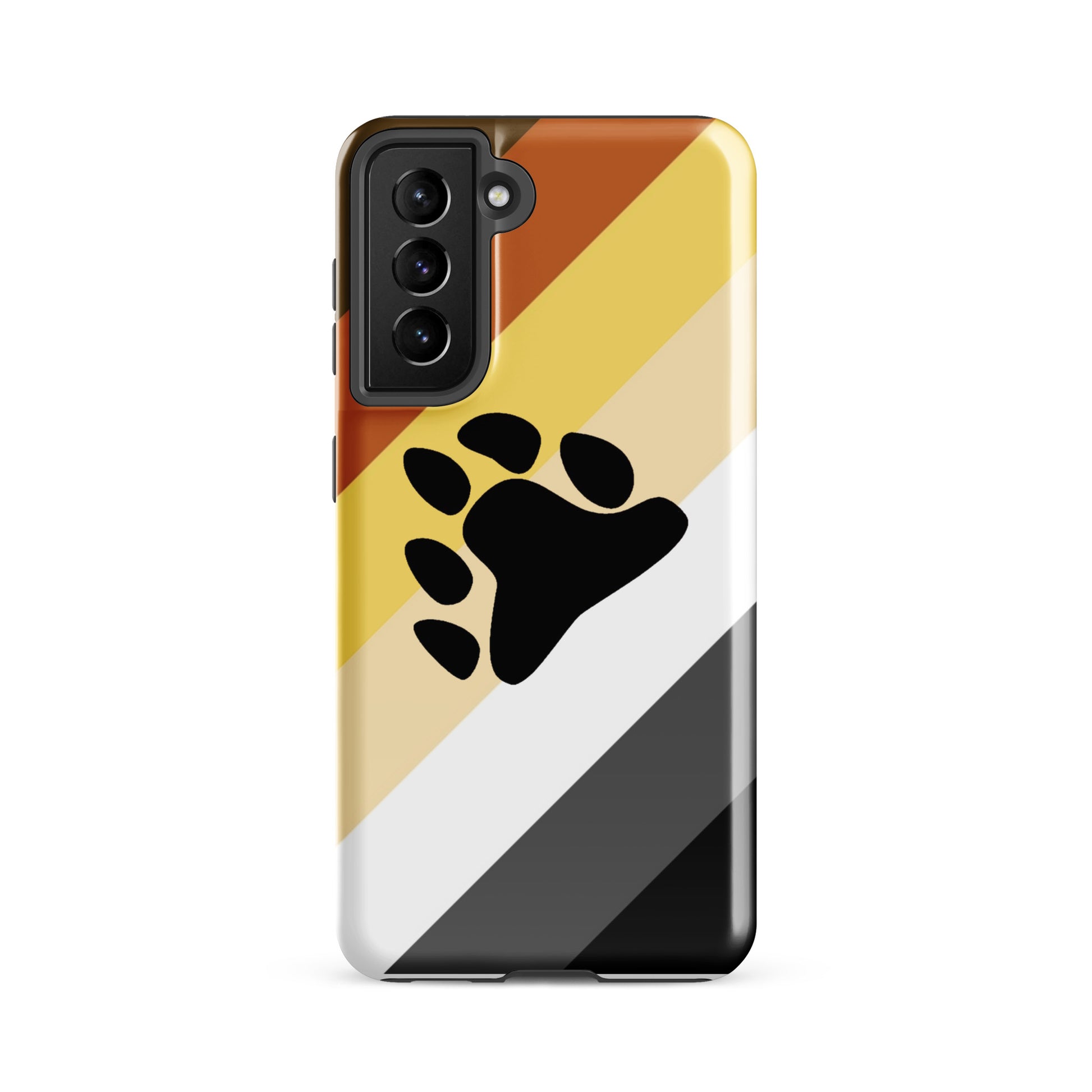 Gay Bear Pride Tough Cell Phone Case for Samsung Galaxy Samsung Galaxy S21 FE Gay tough-case-for-samsung-glossy-samsung-galaxy-s21-fe-front-64ceea54048da