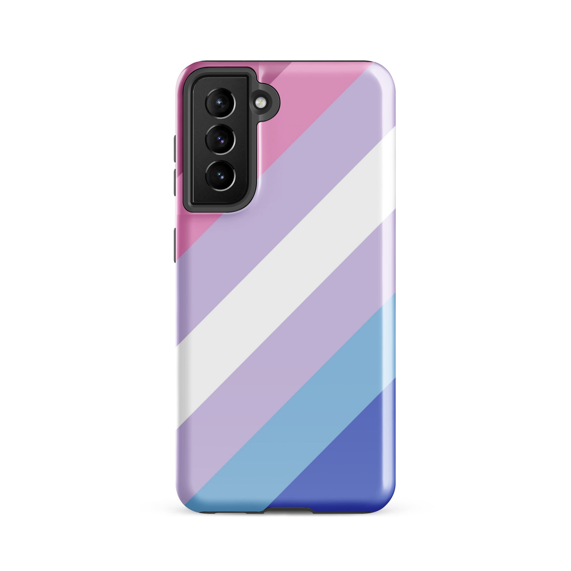 Bigender Pride Tough Cell Phone Case for Samsung Galaxy Samsung Galaxy S21 FE Bigender tough-case-for-samsung-glossy-samsung-galaxy-s21-fe-front-64ceeb6aa8ac5