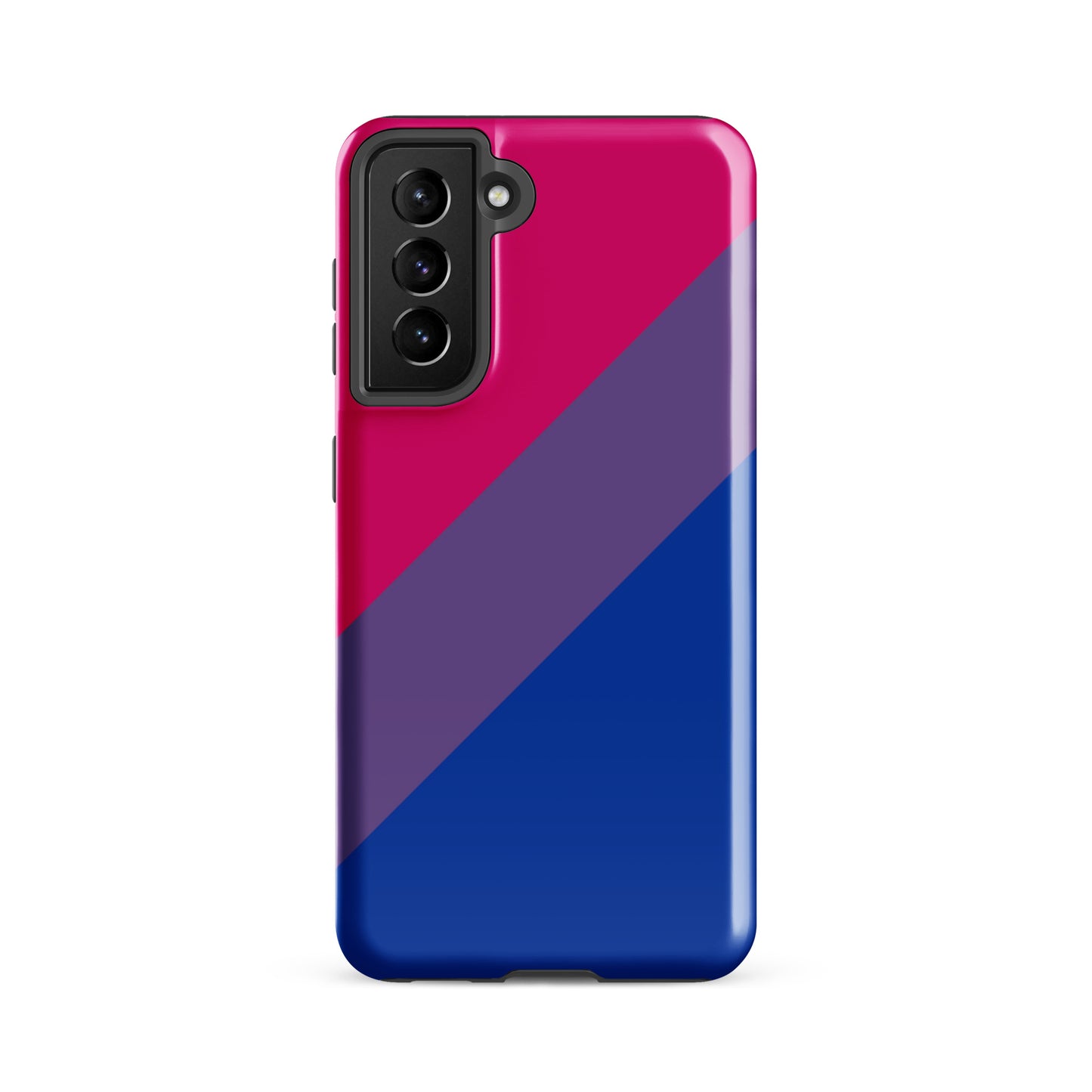 Bisexual Bi Pride Tough Cell Phone Case for Samsung Galaxy Samsung Galaxy S21 FE Bisexual tough-case-for-samsung-glossy-samsung-galaxy-s21-fe-front-64ceebaa50b01