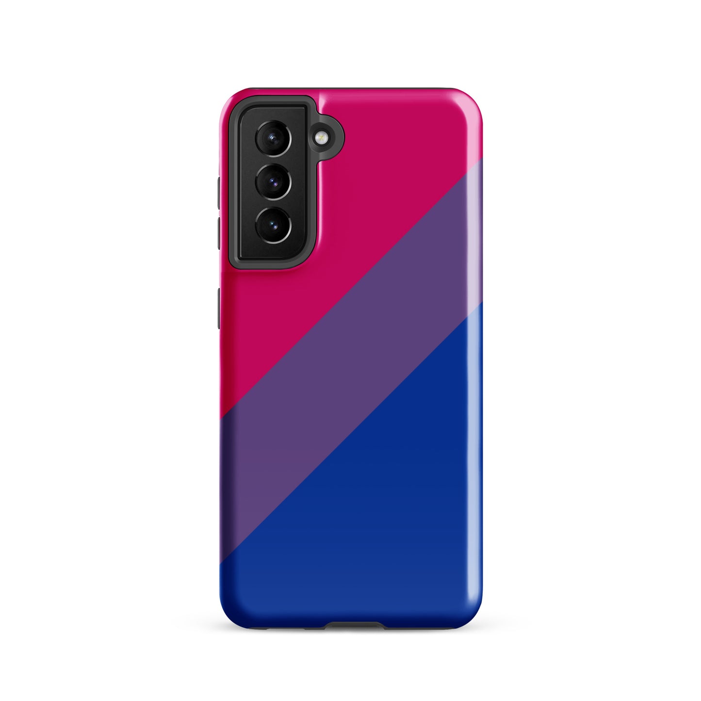 Bisexual Bi Pride Tough Cell Phone Case for Samsung Galaxy Samsung Galaxy S21 Bisexual tough-case-for-samsung-glossy-samsung-galaxy-s21-front-64ceebaa50ab4