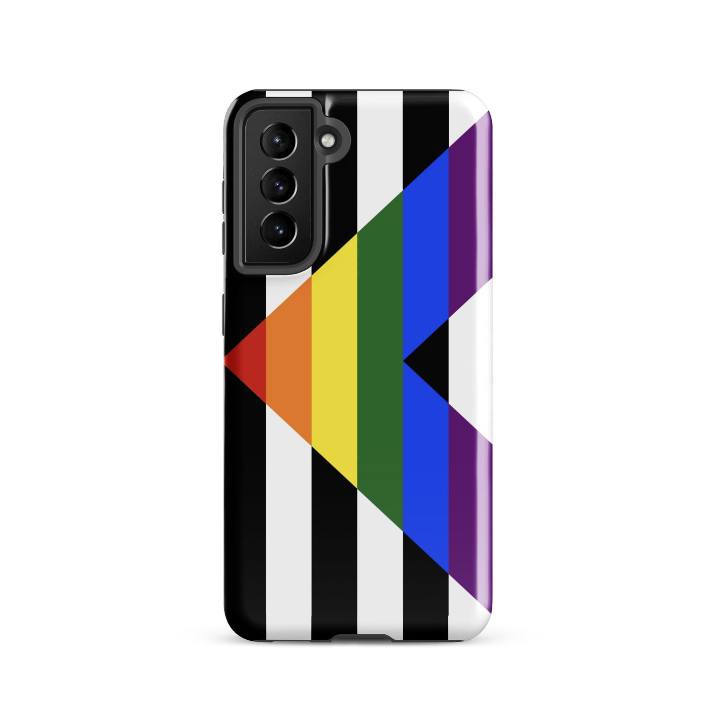 Straight Ally Pride Flag Tough Cell Phone Case for Samsung Galaxy Samsung Galaxy S21 Straight Ally tough-case-for-samsung-glossy-samsung-galaxy-s21-front-64cef0a800ef3