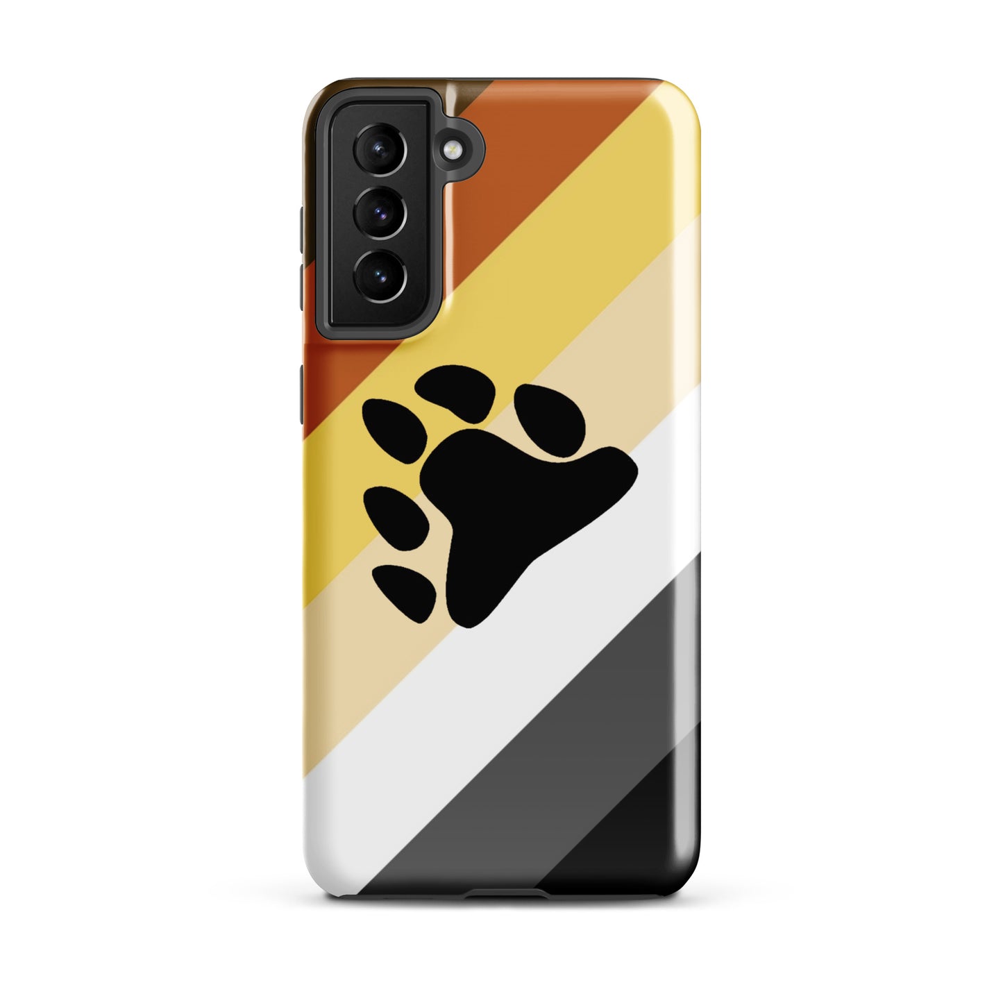 Gay Bear Pride Tough Cell Phone Case for Samsung Galaxy Samsung Galaxy S21 Plus Gay tough-case-for-samsung-glossy-samsung-galaxy-s21-plus-front-64ceea5404969