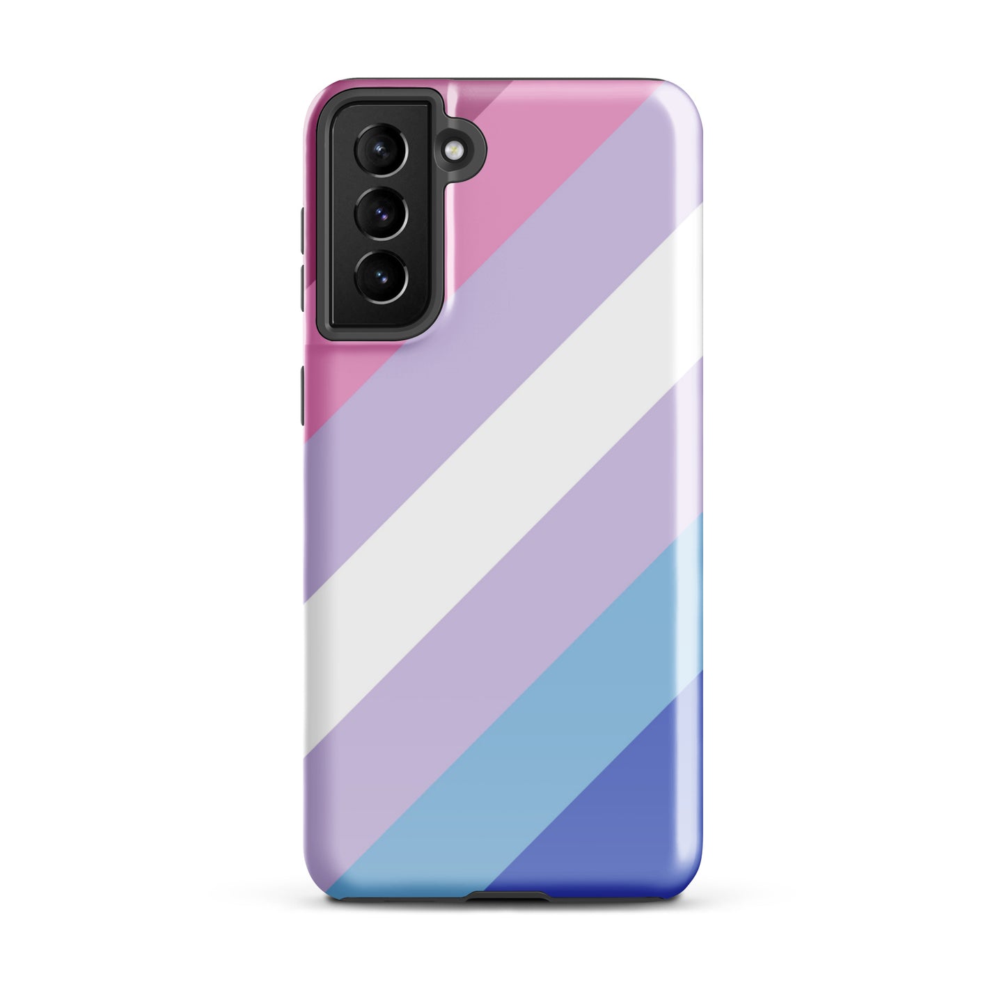 Bigender Pride Tough Cell Phone Case for Samsung Galaxy Samsung Galaxy S21 Plus Bigender tough-case-for-samsung-glossy-samsung-galaxy-s21-plus-front-64ceeb6aa8b23