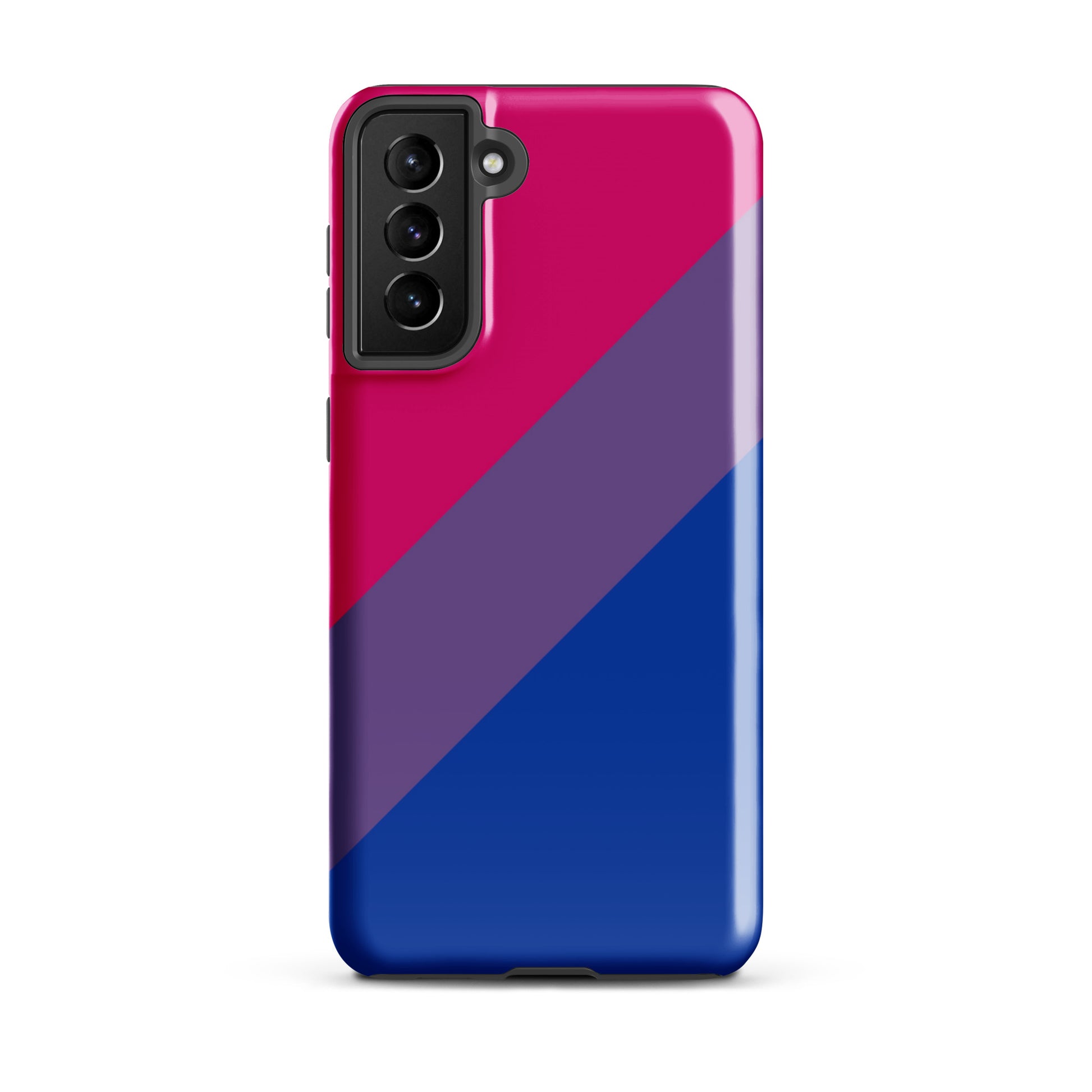 Bisexual Bi Pride Tough Cell Phone Case for Samsung Galaxy Samsung Galaxy S21 Plus Bisexual tough-case-for-samsung-glossy-samsung-galaxy-s21-plus-front-64ceebaa50b4f