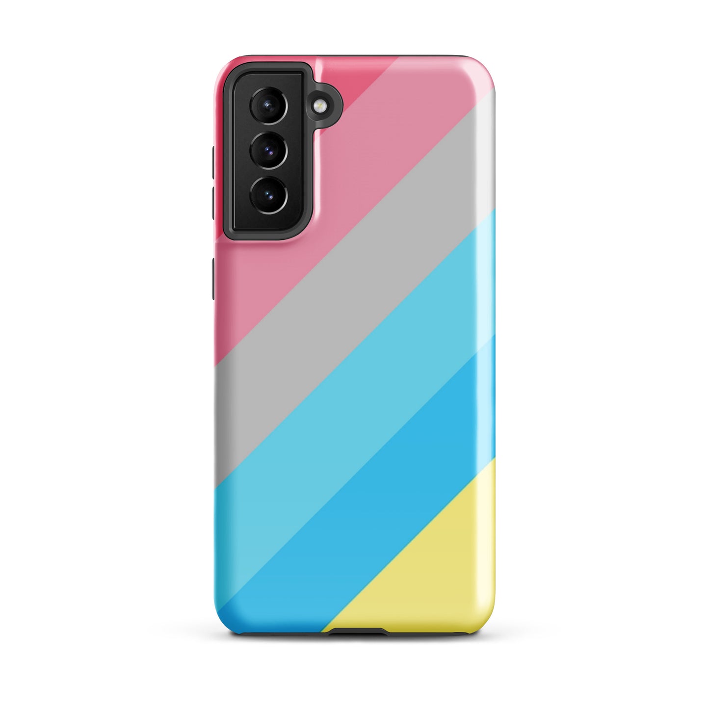 Genderflux Pride Tough Cell Phone Case for Samsung Galaxy Samsung Galaxy S21 Plus Genderflux tough-case-for-samsung-glossy-samsung-galaxy-s21-plus-front-64ceec9f3ecd4