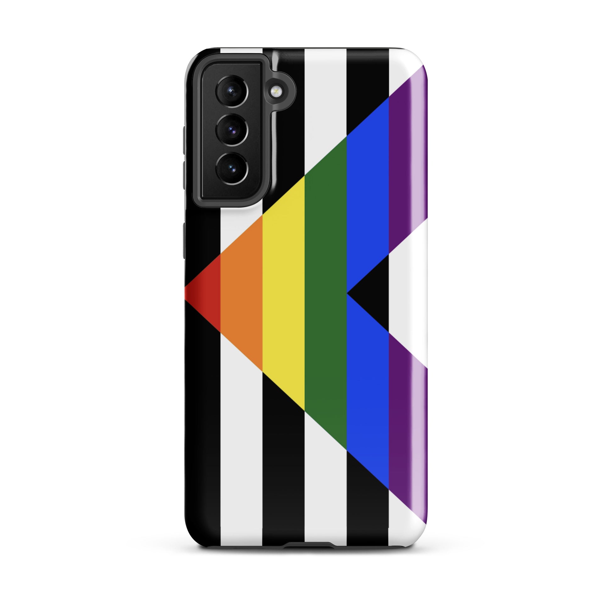 Straight Ally Pride Flag Tough Cell Phone Case for Samsung Galaxy Samsung Galaxy S21 Plus Straight Ally tough-case-for-samsung-glossy-samsung-galaxy-s21-plus-front-64cef0a800f92