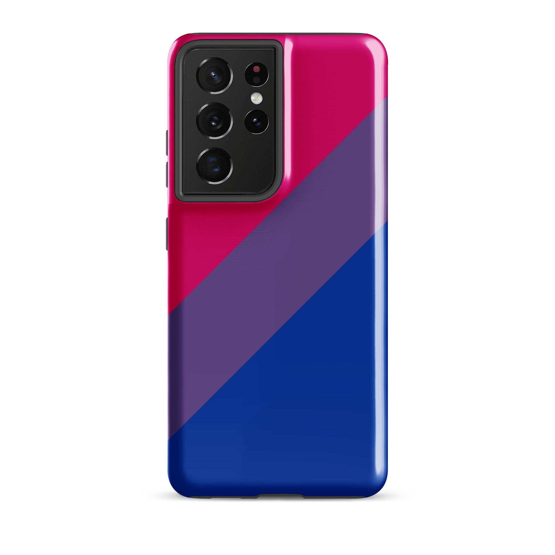 Bisexual Bi Pride Tough Cell Phone Case for Samsung Galaxy Samsung Galaxy S21 Ultra Bisexual tough-case-for-samsung-glossy-samsung-galaxy-s21-ultra-front-64ceebaa50b9e