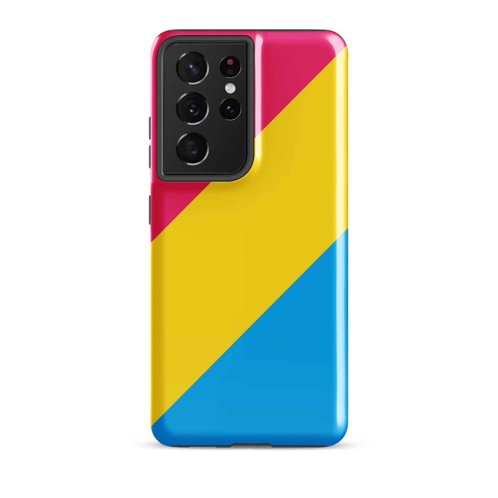 Pansexual Pan Pride Tough Cell Phone Case for Samsung Galaxy Samsung Galaxy S21 Ultra Pansexual tough-case-for-samsung-glossy-samsung-galaxy-s21-ultra-front-64ceef469b056