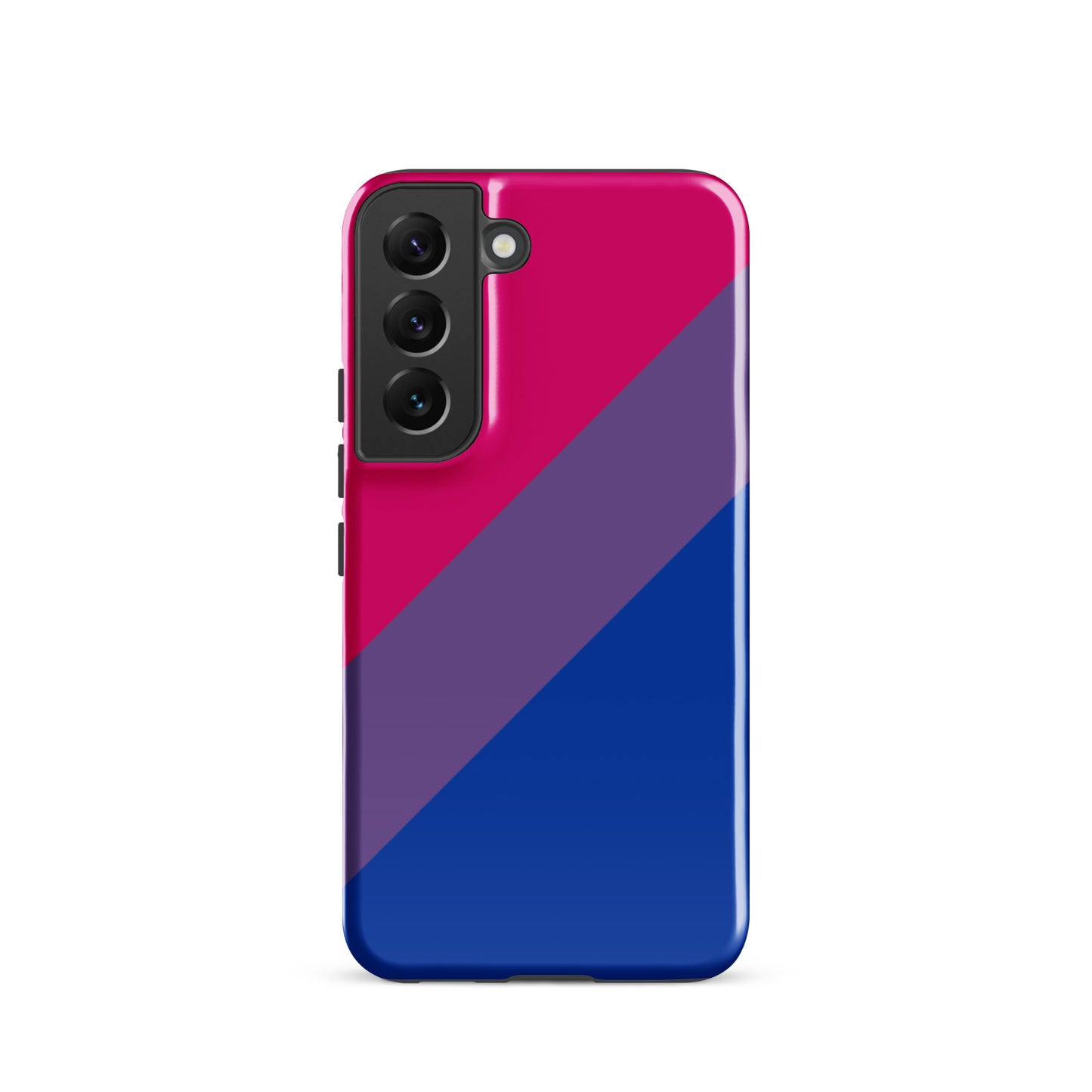 Bisexual Bi Pride Tough Cell Phone Case for Samsung Galaxy Samsung Galaxy S22 Bisexual tough-case-for-samsung-glossy-samsung-galaxy-s22-front-64ceebaa50bea