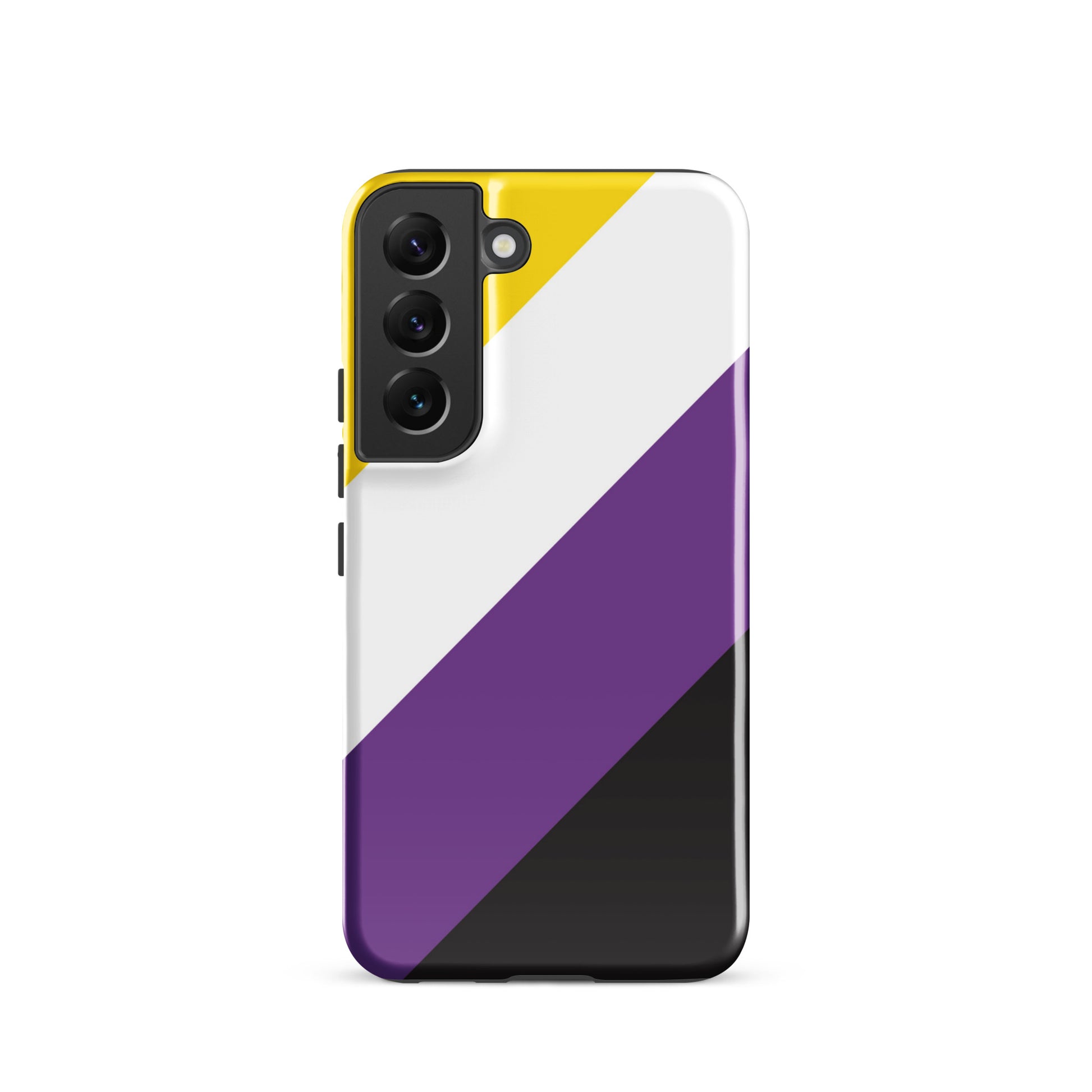 Nonbinary Enby Pride Tough Phone Case for Samsung Galaxy Samsung Galaxy S22 Nonbinary tough-case-for-samsung-glossy-samsung-galaxy-s22-front-64ceeeb2249bf