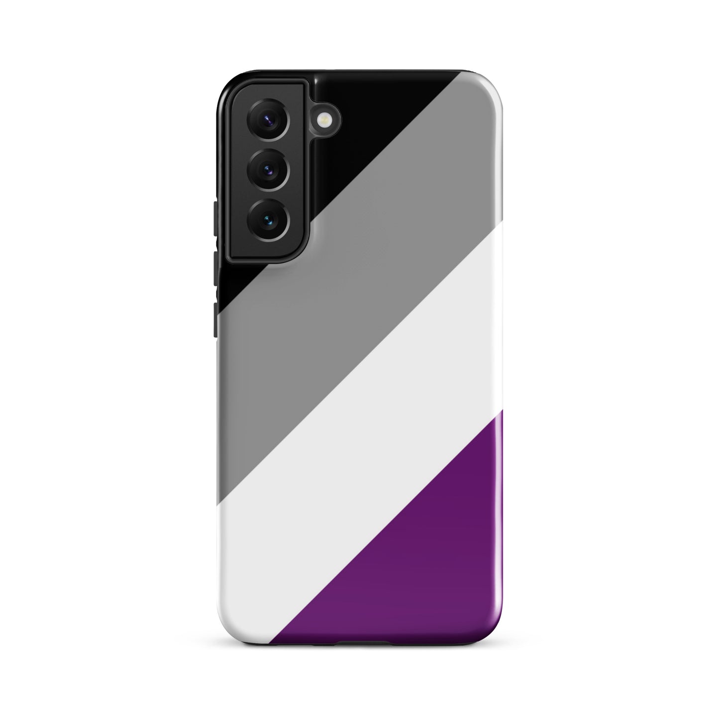 Asexual Ace Pride Tough Cell Phone Case for Samsung Galaxy Samsung Galaxy S22 Plus Asexual tough-case-for-samsung-glossy-samsung-galaxy-s22-plus-front-64cee7edd110d