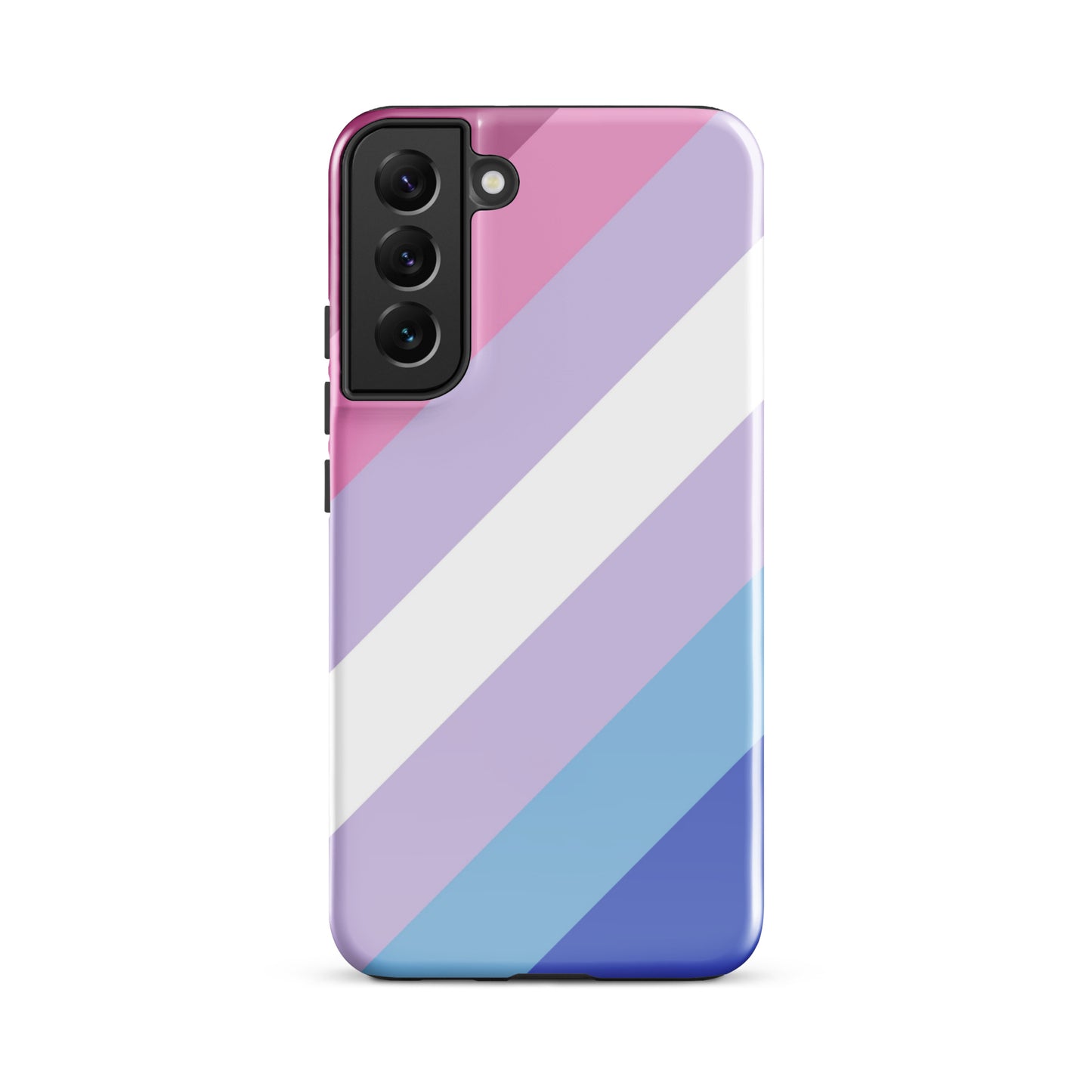 Bigender Pride Tough Cell Phone Case for Samsung Galaxy Samsung Galaxy S22 Plus Bigender tough-case-for-samsung-glossy-samsung-galaxy-s22-plus-front-64ceeb6aa8ca2