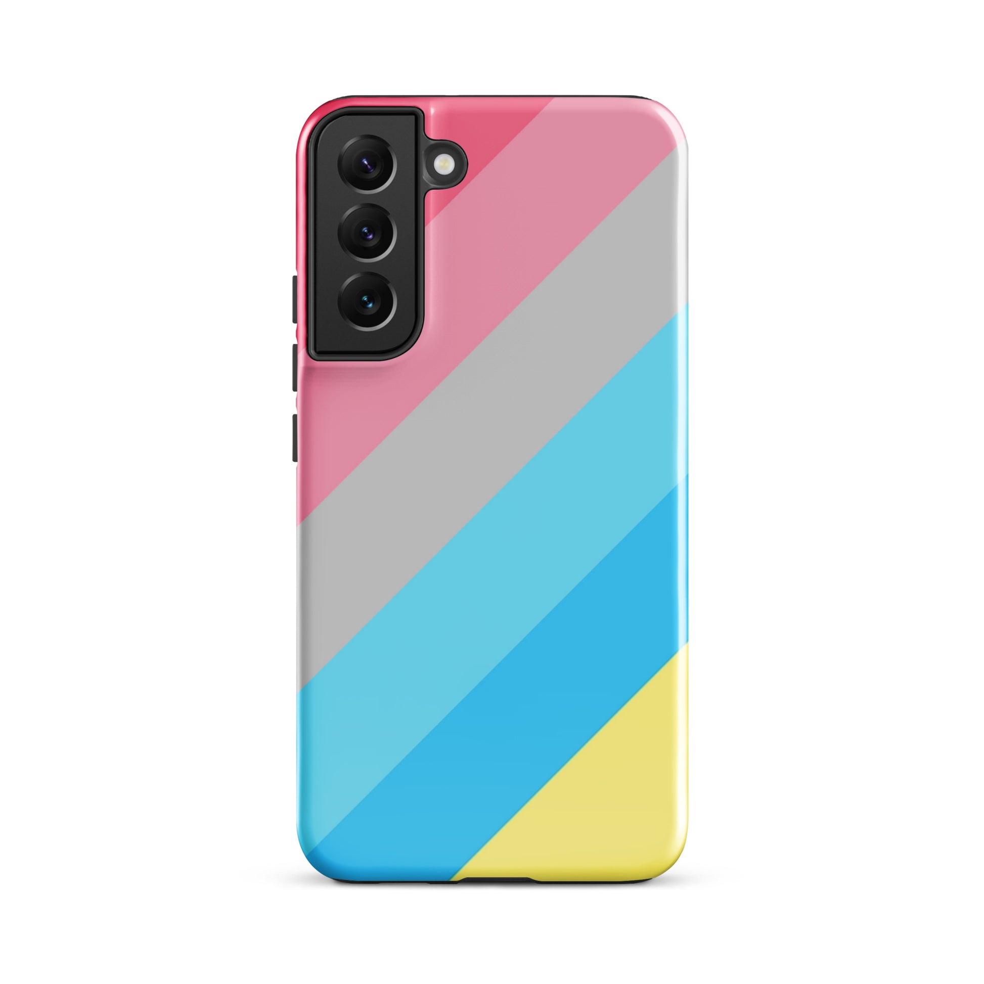 Genderflux Pride Tough Cell Phone Case for Samsung Galaxy Samsung Galaxy S22 Plus Genderflux tough-case-for-samsung-glossy-samsung-galaxy-s22-plus-front-64ceec9f3ee42