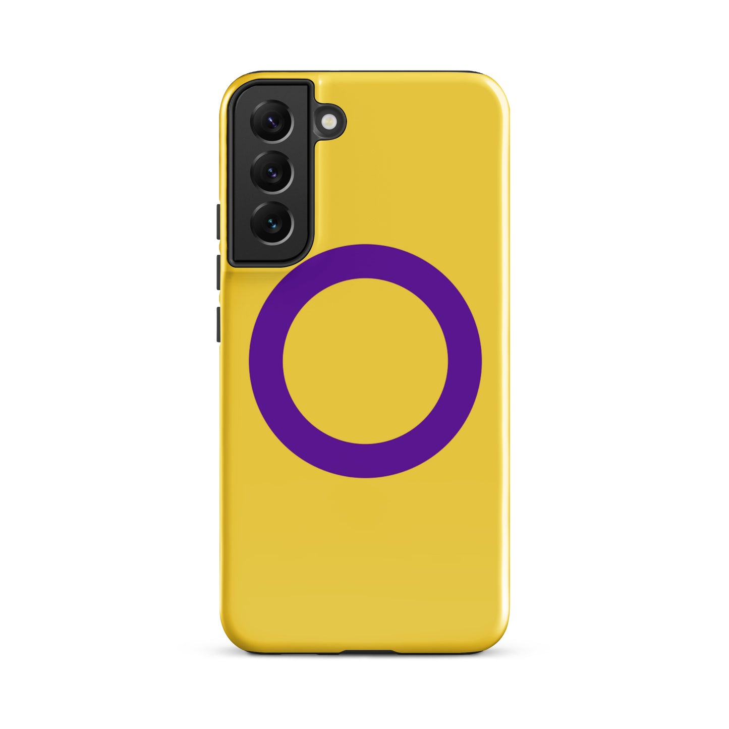 Intersex Pride Flag Tough Cell Phone Case for Samsung Galaxy Samsung Galaxy S22 Plus Intersex tough-case-for-samsung-glossy-samsung-galaxy-s22-plus-front-64ceed85696a9