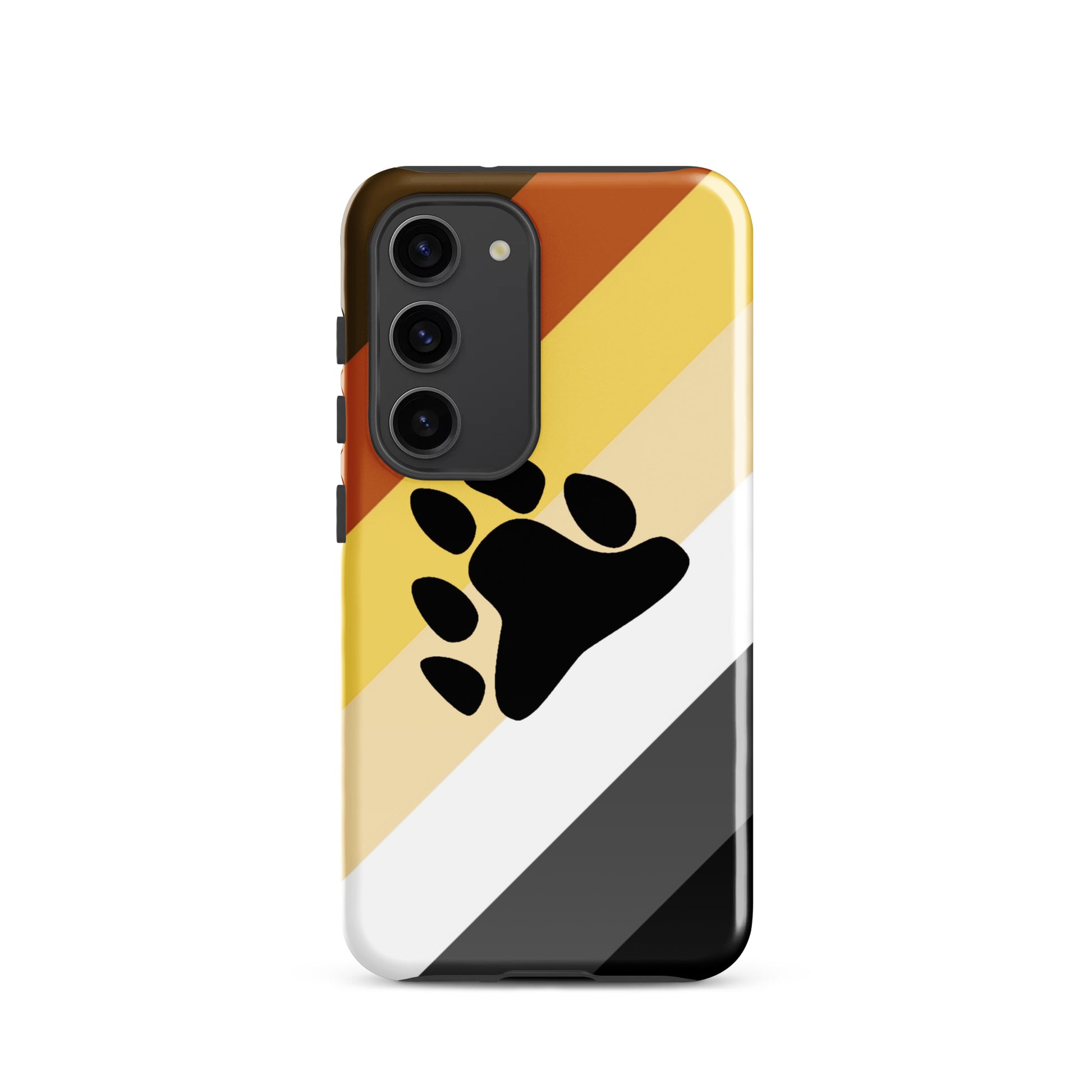 Gay Bear Pride Tough Cell Phone Case for Samsung Galaxy Samsung Galaxy S23 Gay tough-case-for-samsung-glossy-samsung-galaxy-s23-front-64ceea5404ba9