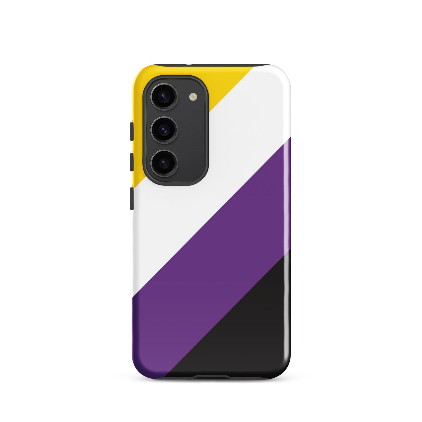 Nonbinary Enby Pride Tough Phone Case for Samsung Galaxy Samsung Galaxy S23 Nonbinary tough-case-for-samsung-glossy-samsung-galaxy-s23-front-64ceeeb223743