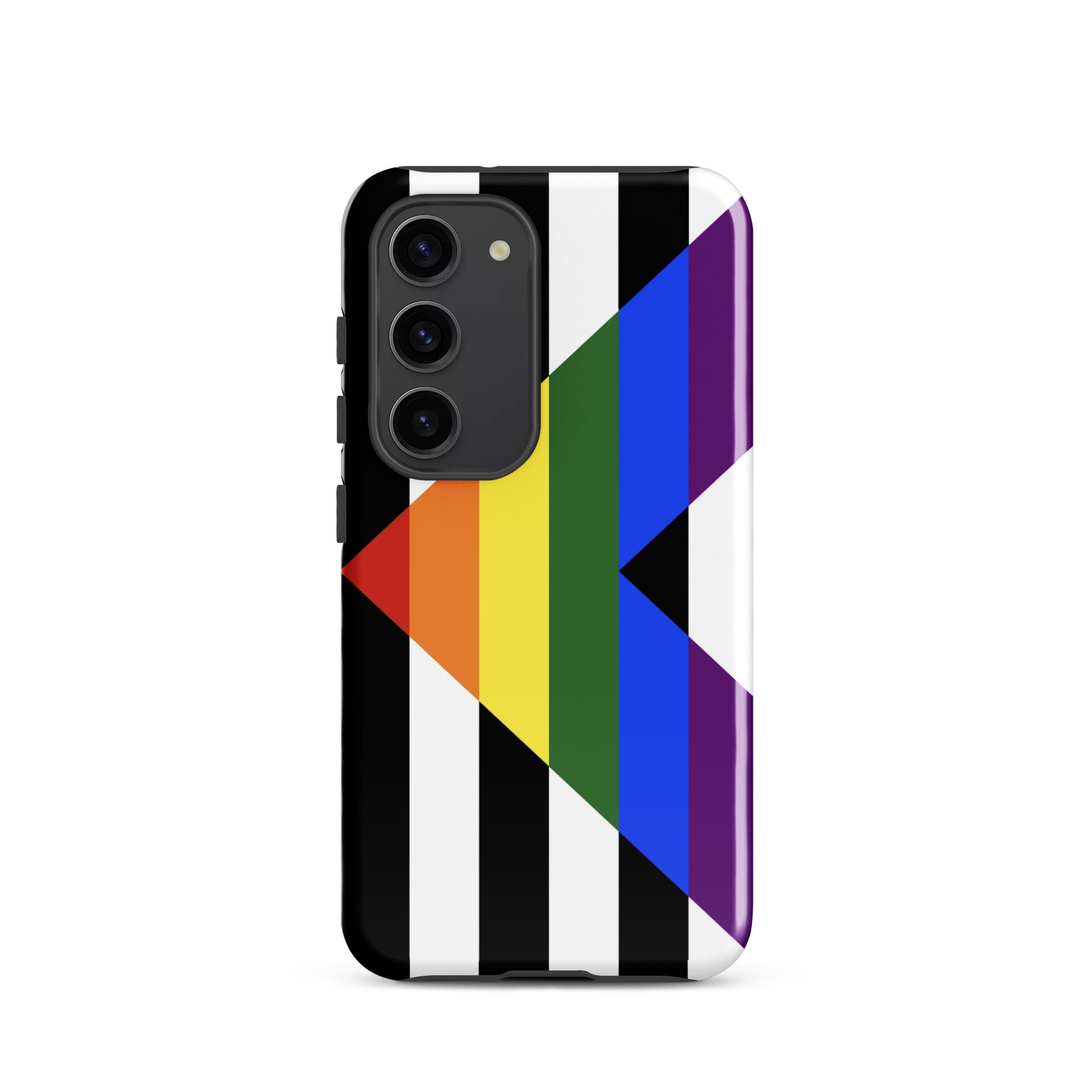 Straight Ally Pride Flag Tough Cell Phone Case for Samsung Galaxy Samsung Galaxy S23 Straight Ally tough-case-for-samsung-glossy-samsung-galaxy-s23-front-64cef0a7f3748