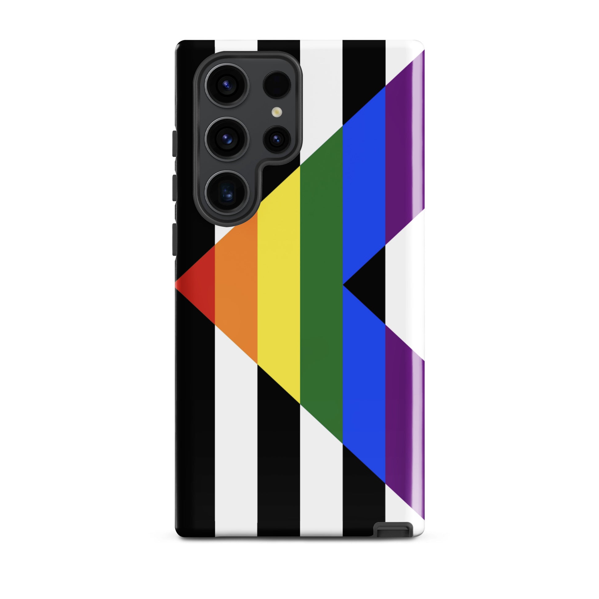 Straight Ally Pride Flag Tough Cell Phone Case for Samsung Galaxy Samsung Galaxy S23 Ultra Straight Ally tough-case-for-samsung-glossy-samsung-galaxy-s23-ultra-front-64cef0a8011fc