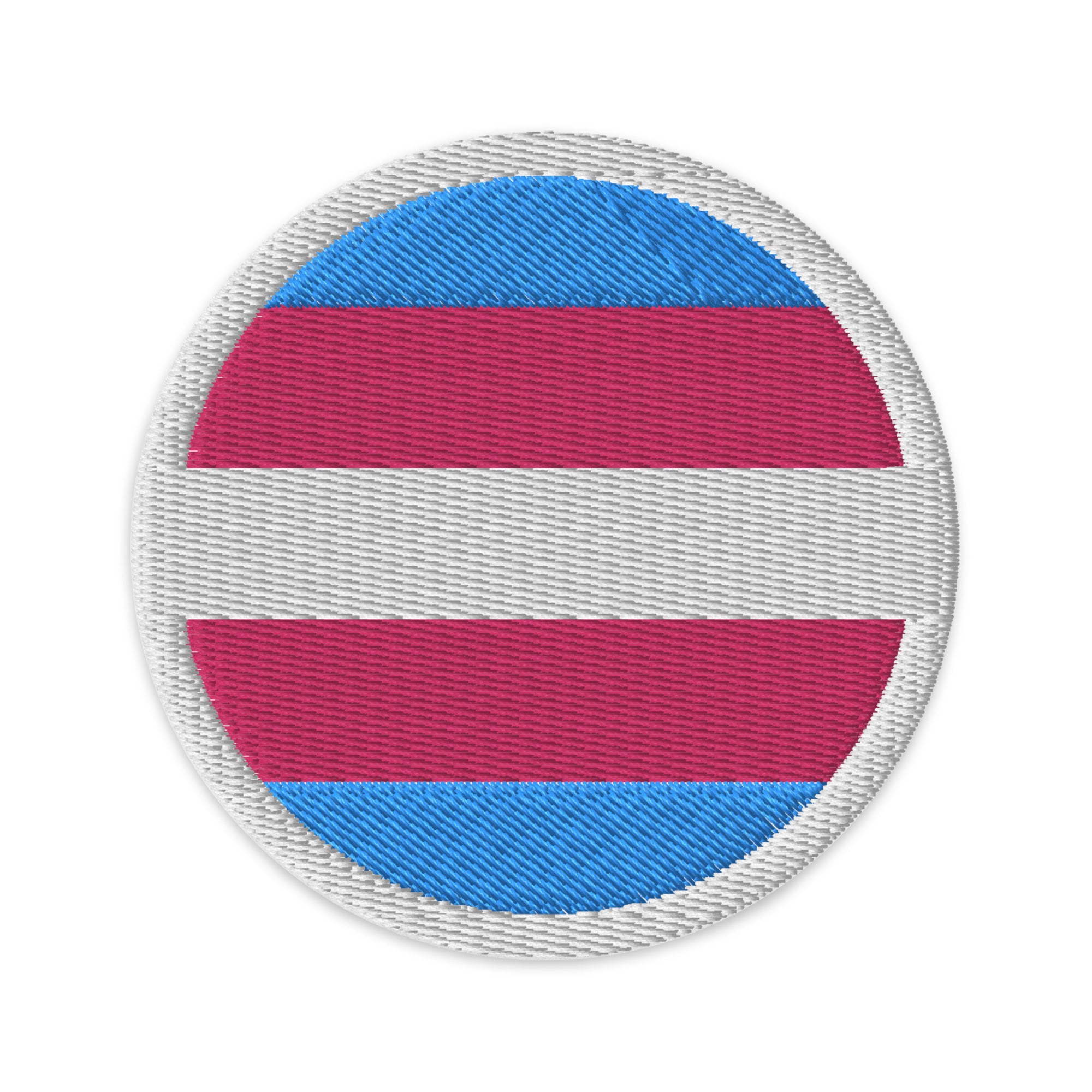 Transgender Trans Pride Circle Embroidered Patch – Pegasus Pride