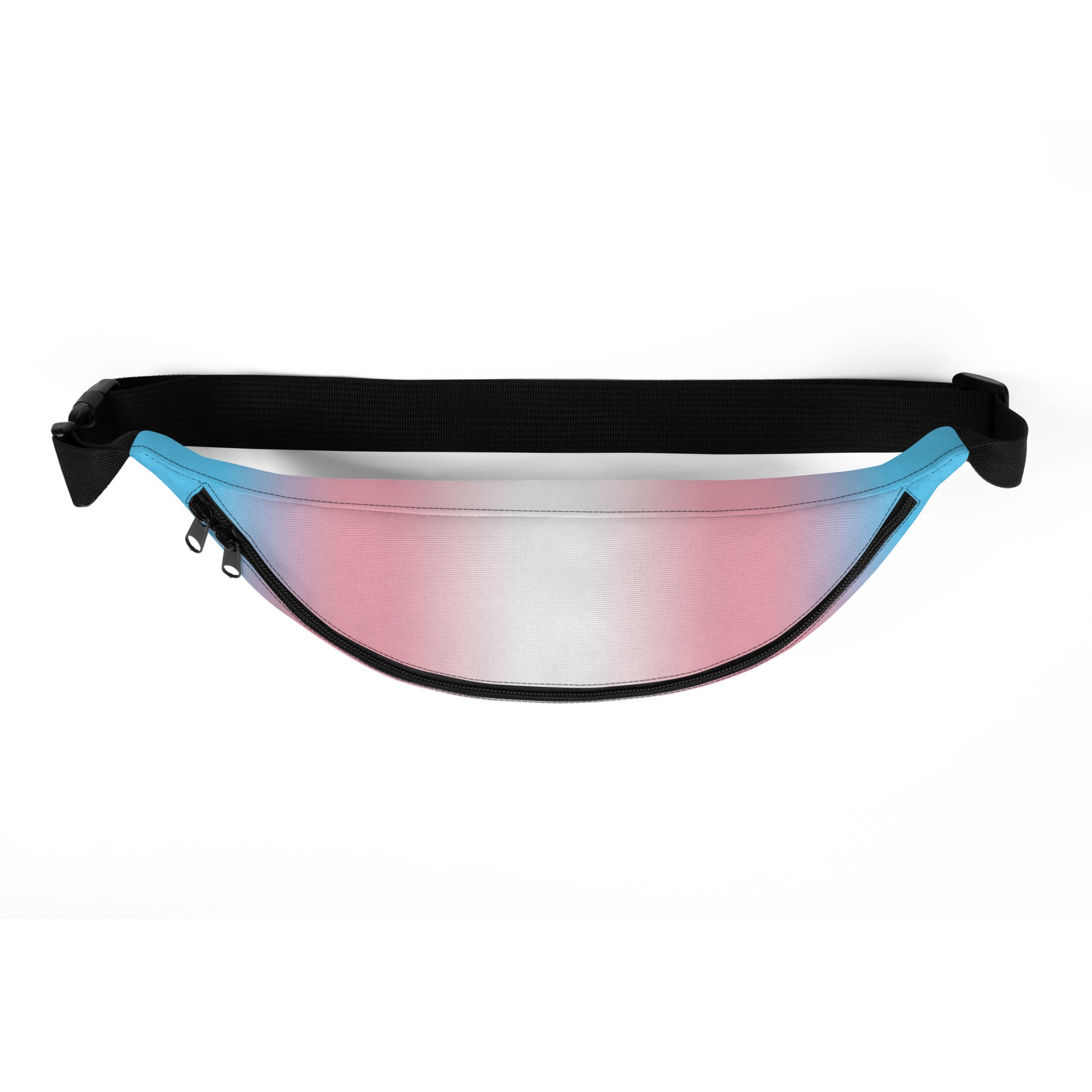 Transgender Trans Pride Crossbody Fanny Pack - Ombre transgender-trans-pride-crossbody-fanny-pack-ombre-top