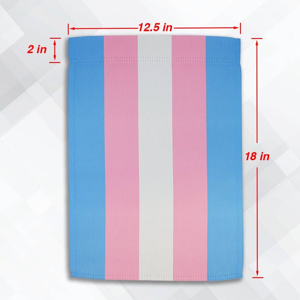 Transgender Trans Pride Garden Flag 12x18in transgender-trans-pride-garden-flag-12x18in-sizing