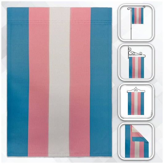 Transgender Trans Pride Garden Flag 12x18in transgender-trans-pride-garden-flag-12x18in