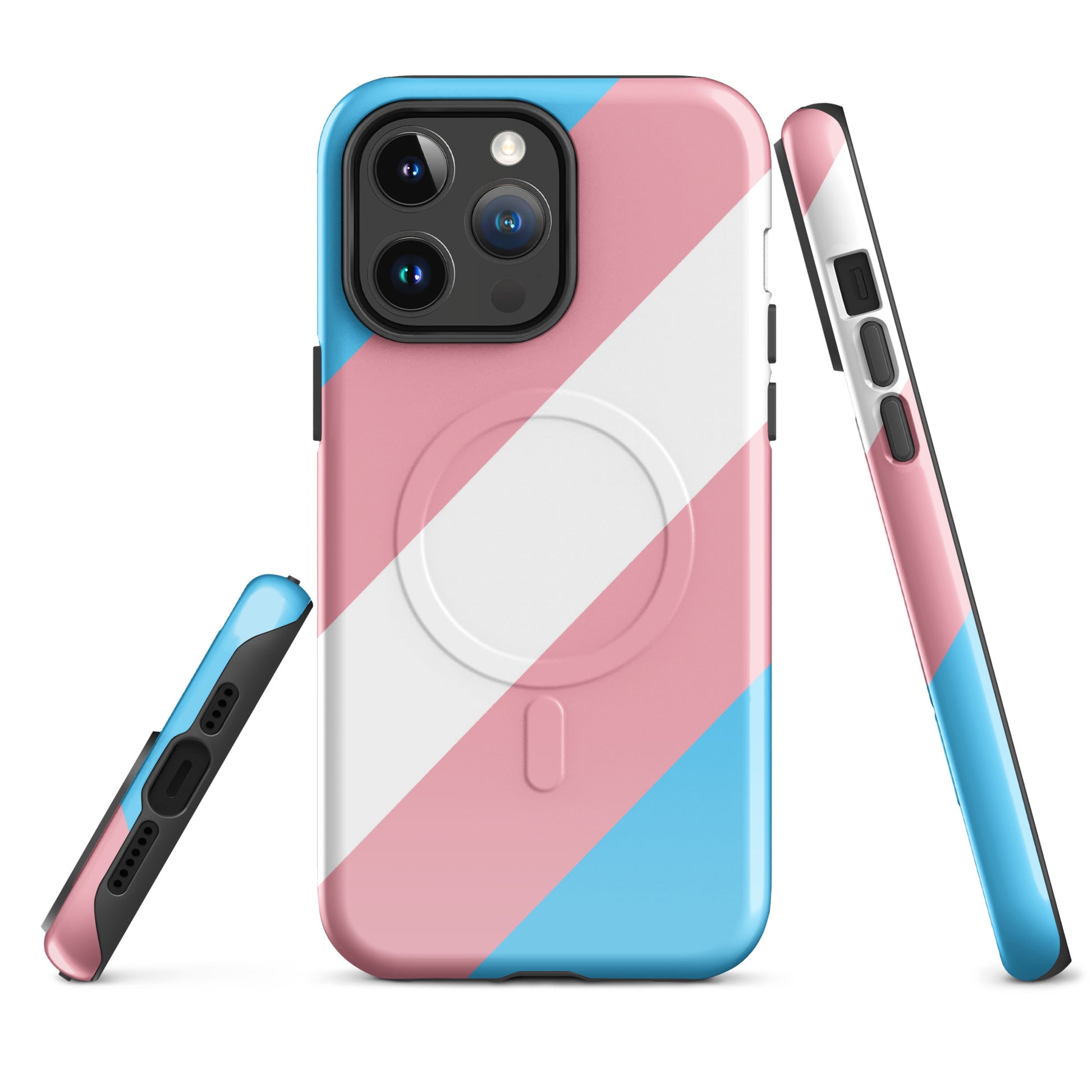 Transgender Trans Pride MagSafe® Tough Phone Case for Apple iPhone® iPhone 14 Pro Max Transgender transgender-trans-pride-magsafe-tough-phone-case-for-apple-iphone-14-pro-max-front