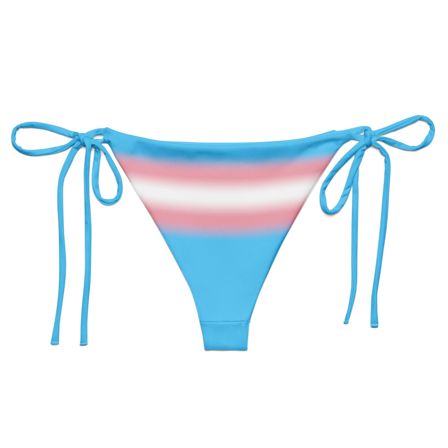 Transgender Trans Pride String Bikini Bottom transgender-trans-pride-string-bikini-bottom-back-2