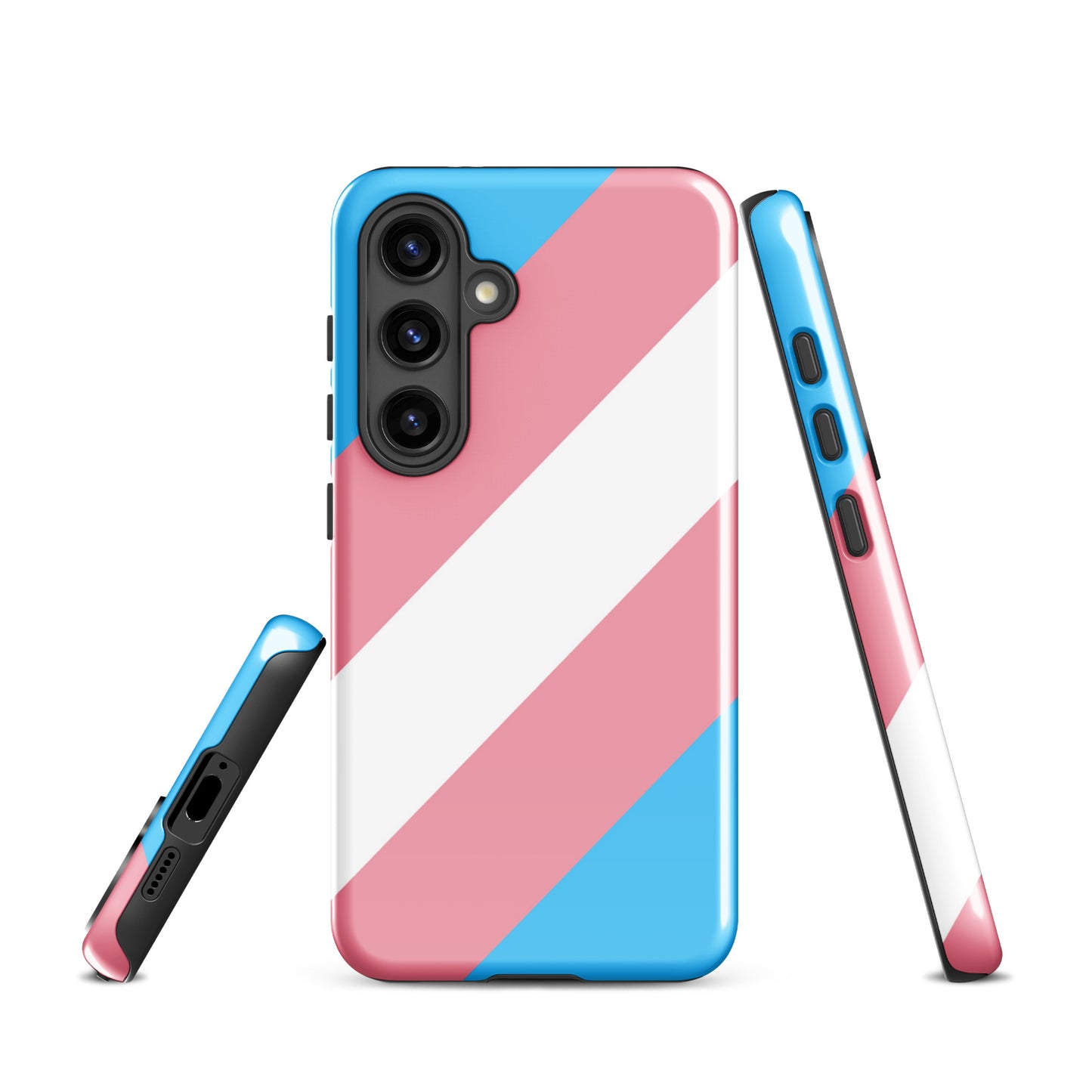 Transgender Trans Pride Tough Cell Phone Case for Samsung Galaxy Samsung Galaxy S24 Transgender transgender-trans-pride-tough-mobile-cell-phone-case-for-samsung-galaxy-s24-front
