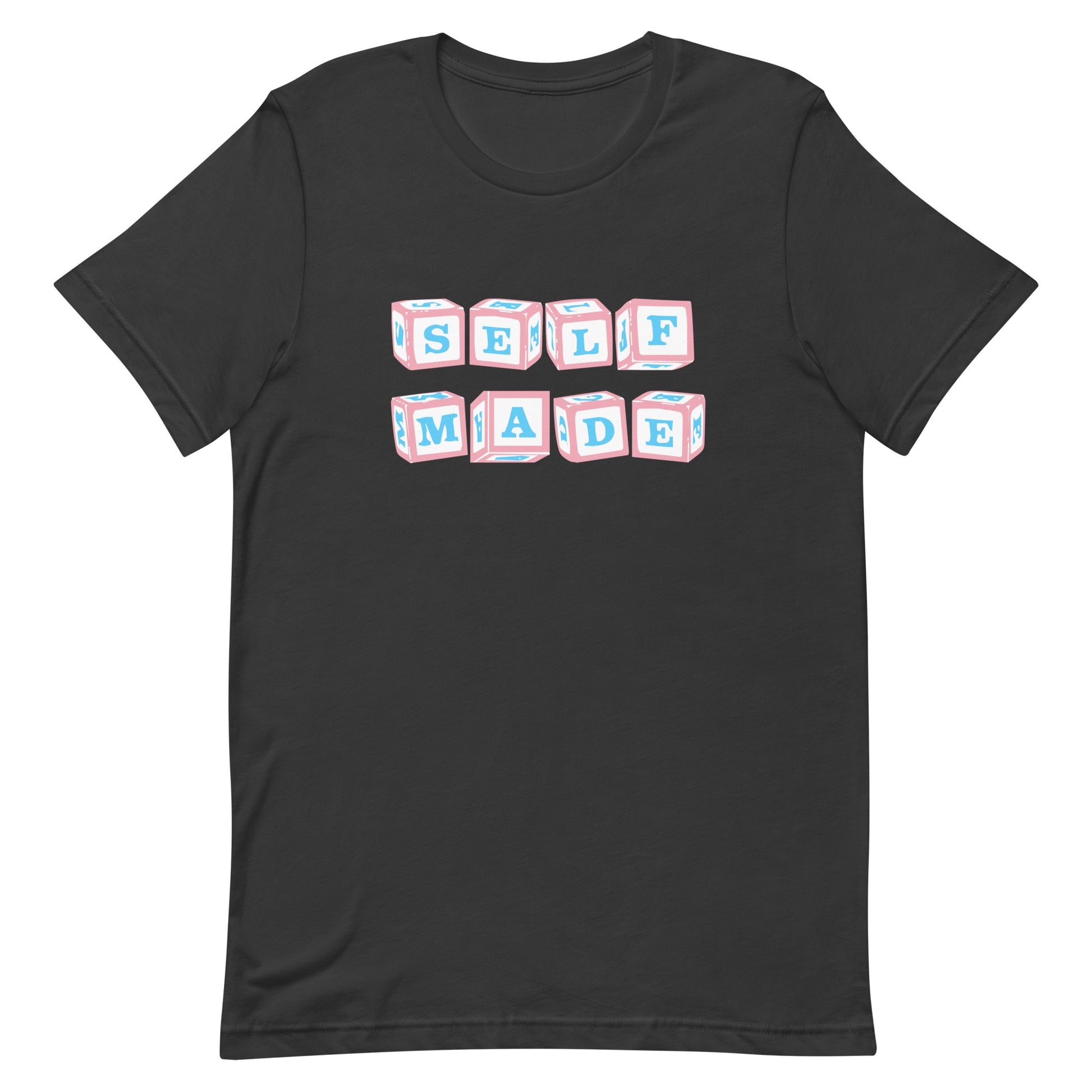 Transgender Trans Self Made T-Shirt Dark Grey Transgender transgender-trans-self-made-t-shirt-dark-grey-front