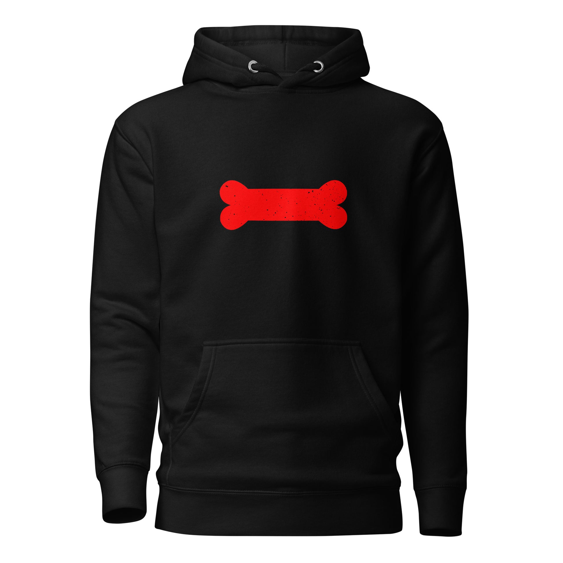 Puppy Play Pride Hoodie - Bone Black unisex-premium-hoodie-black-front-6529db61dbcd2