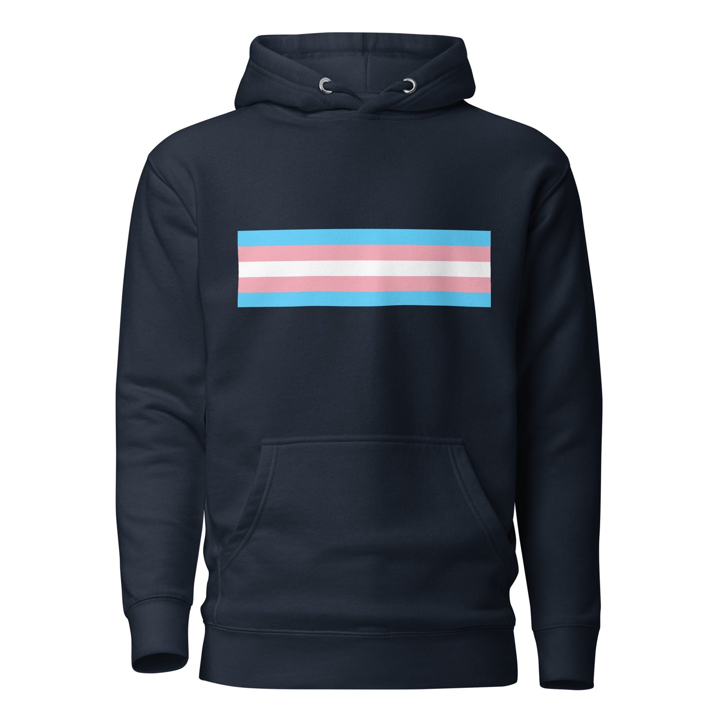 Transgender Trans Pride Flag Hoodie Navy Blazer Transgender unisex-premium-hoodie-navy-blazer-front-6529e40fb76f3