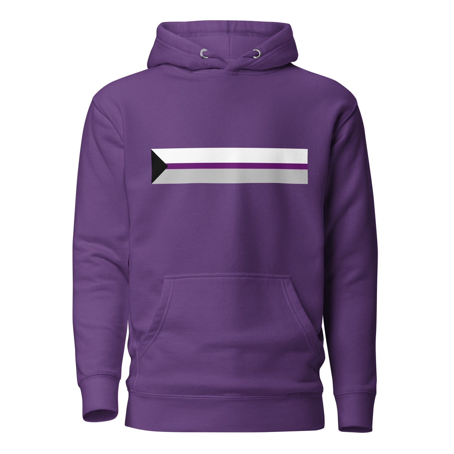 Demisexual Pride Flag Hoodie Purple Demisexual unisex-premium-hoodie-purple-front-6529d86cbe1e7