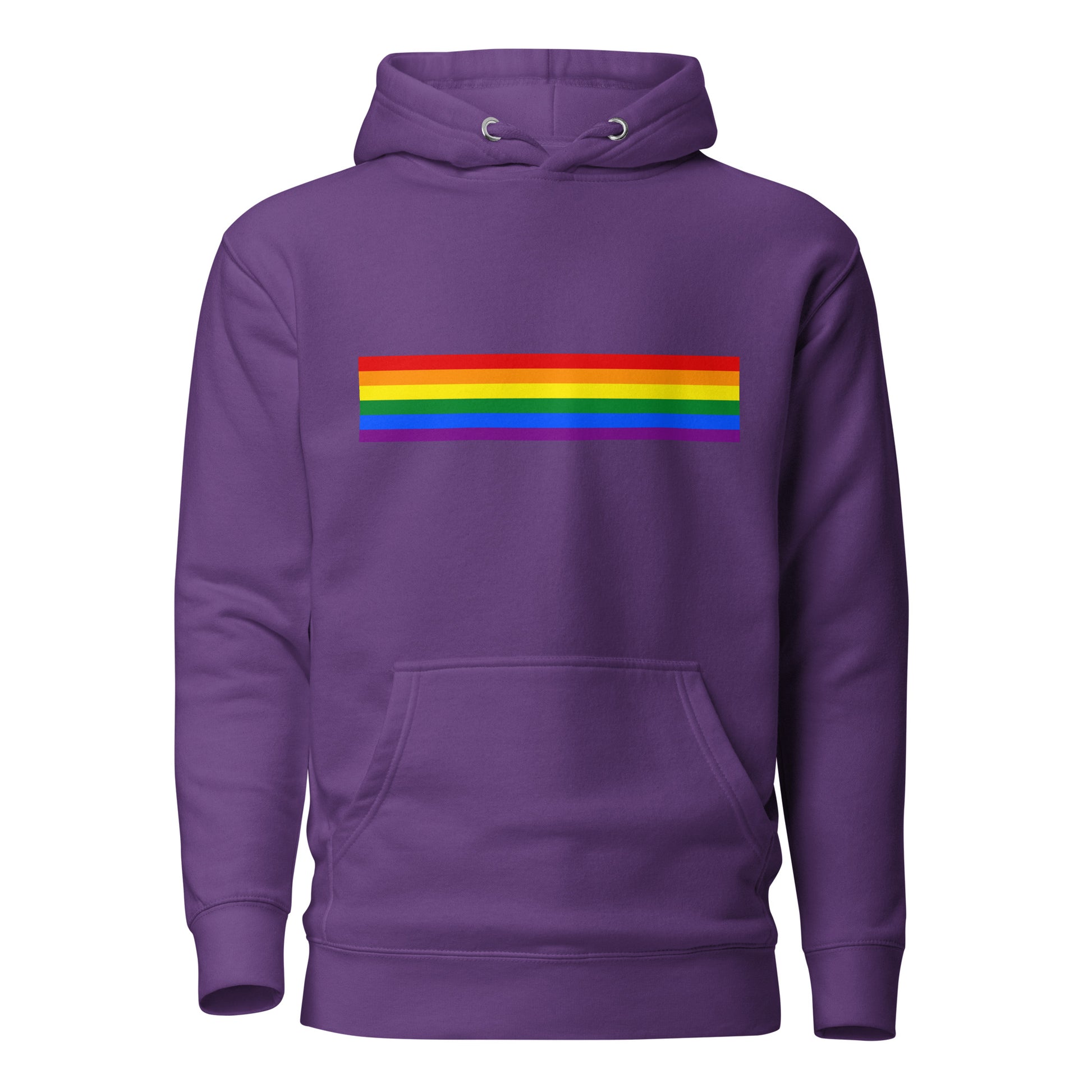 LGBTQ Pride Flag Sweatshirt Hoodie Purple Pride unisex-premium-hoodie-purple-front-6529dccabd79c