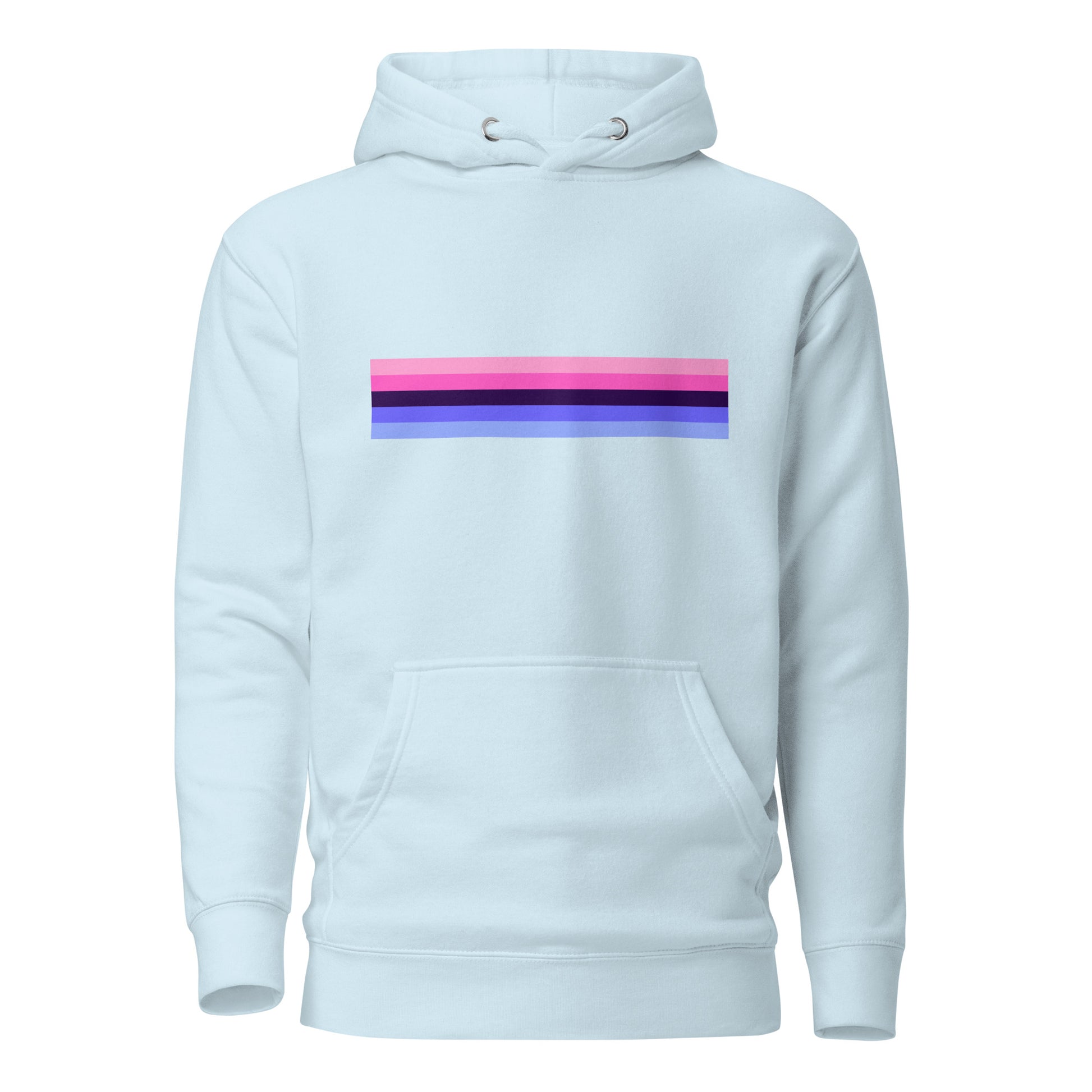 Omnisexual Pride Flag Hoodie Sky Blue Omnisexual unisex-premium-hoodie-sky-blue-front-6529d6b431245