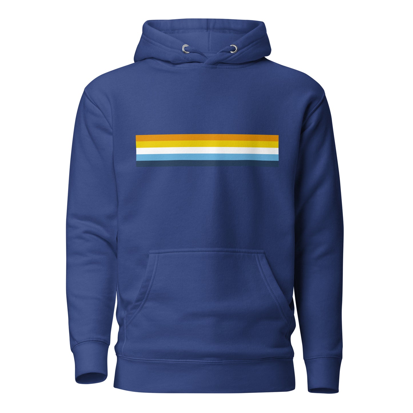 Aroace Pride Flag Hoodie Team Royal Aroace unisex-premium-hoodie-team-royal-front-6529dc4e69c23