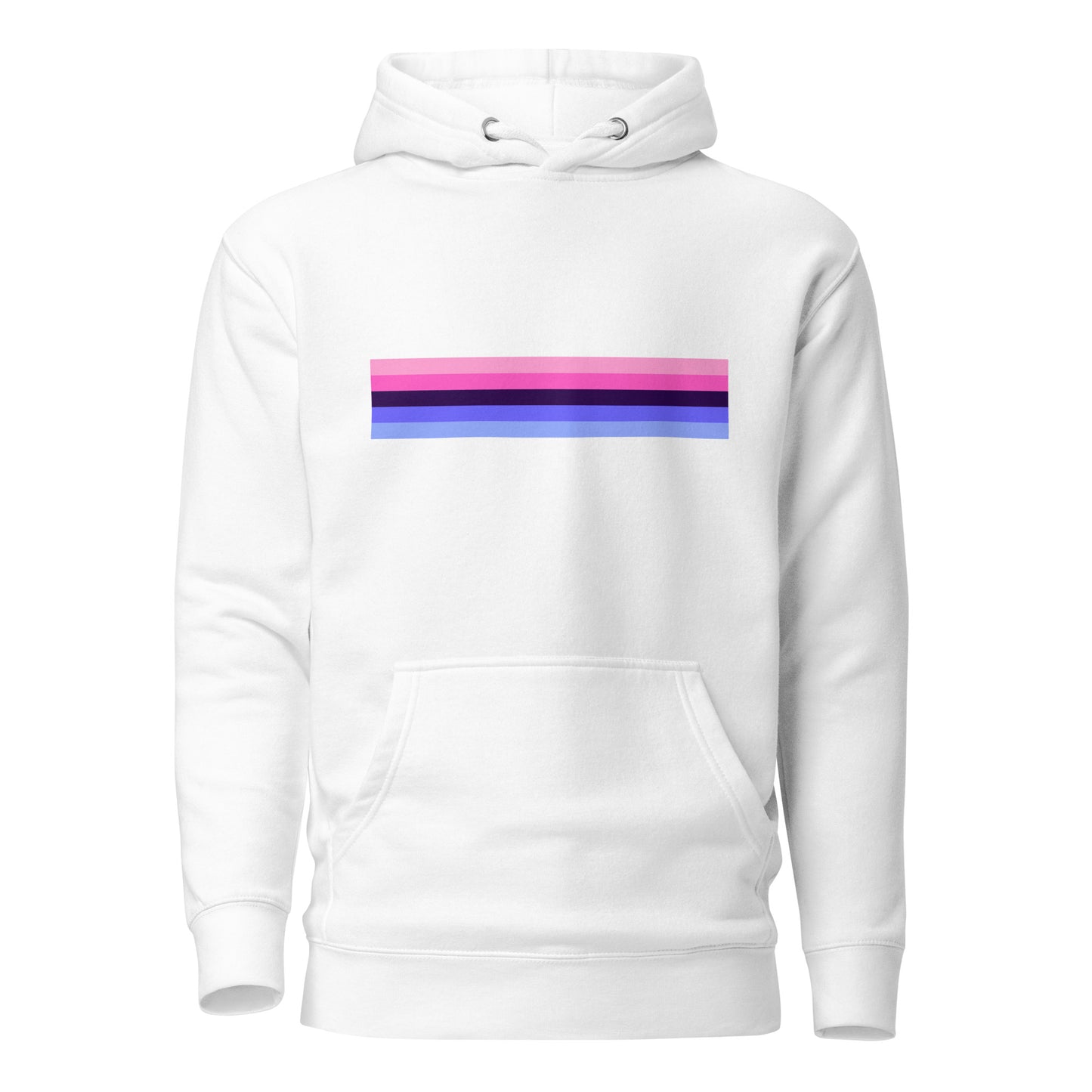 Omnisexual Pride Flag Hoodie White Omnisexual unisex-premium-hoodie-white-front-6529d6b432df0