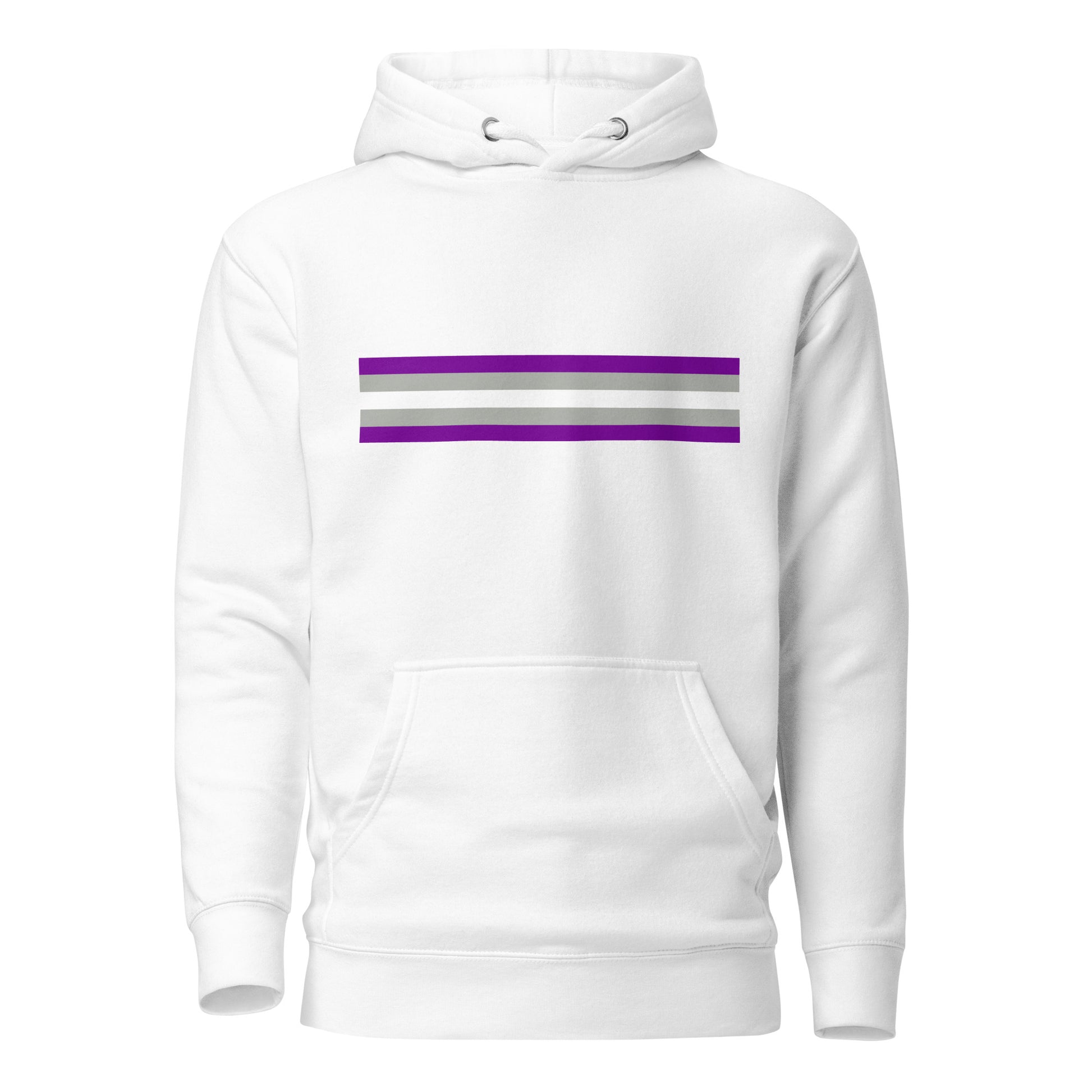 Greysexual Pride Flag Hoodie White Greysexual unisex-premium-hoodie-white-front-6529d79eeb8d6