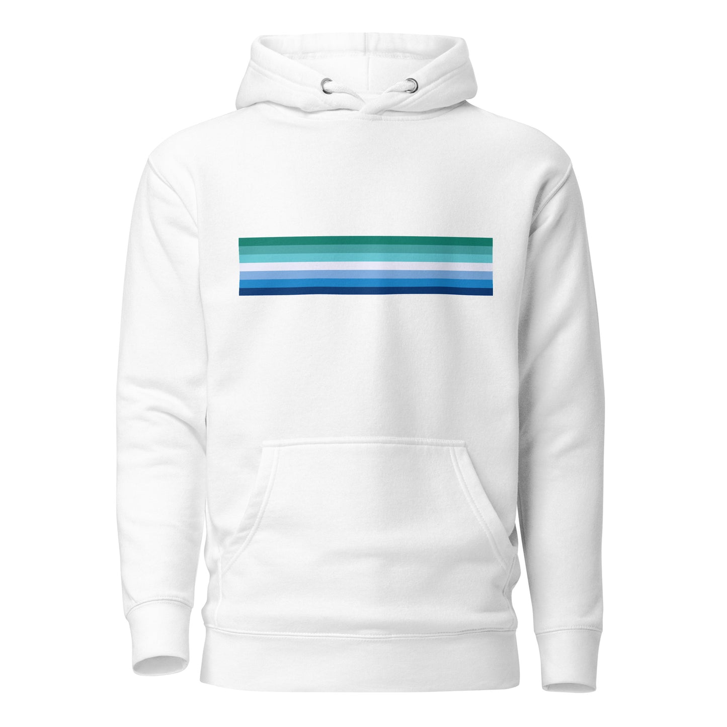 Gay MLM Vincian Pride Flag Hoodie White Gay unisex-premium-hoodie-white-front-6529de46a73e5