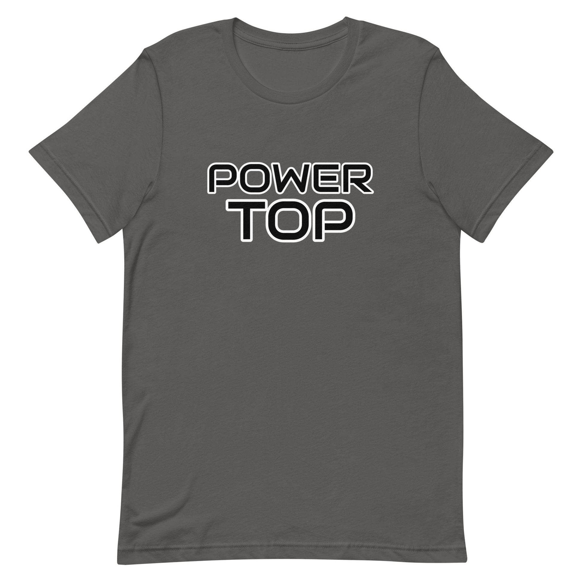 Power Top T-shirt Asphalt Gay unisex-staple-t-shirt-asphalt-front-64ed2cec915e4