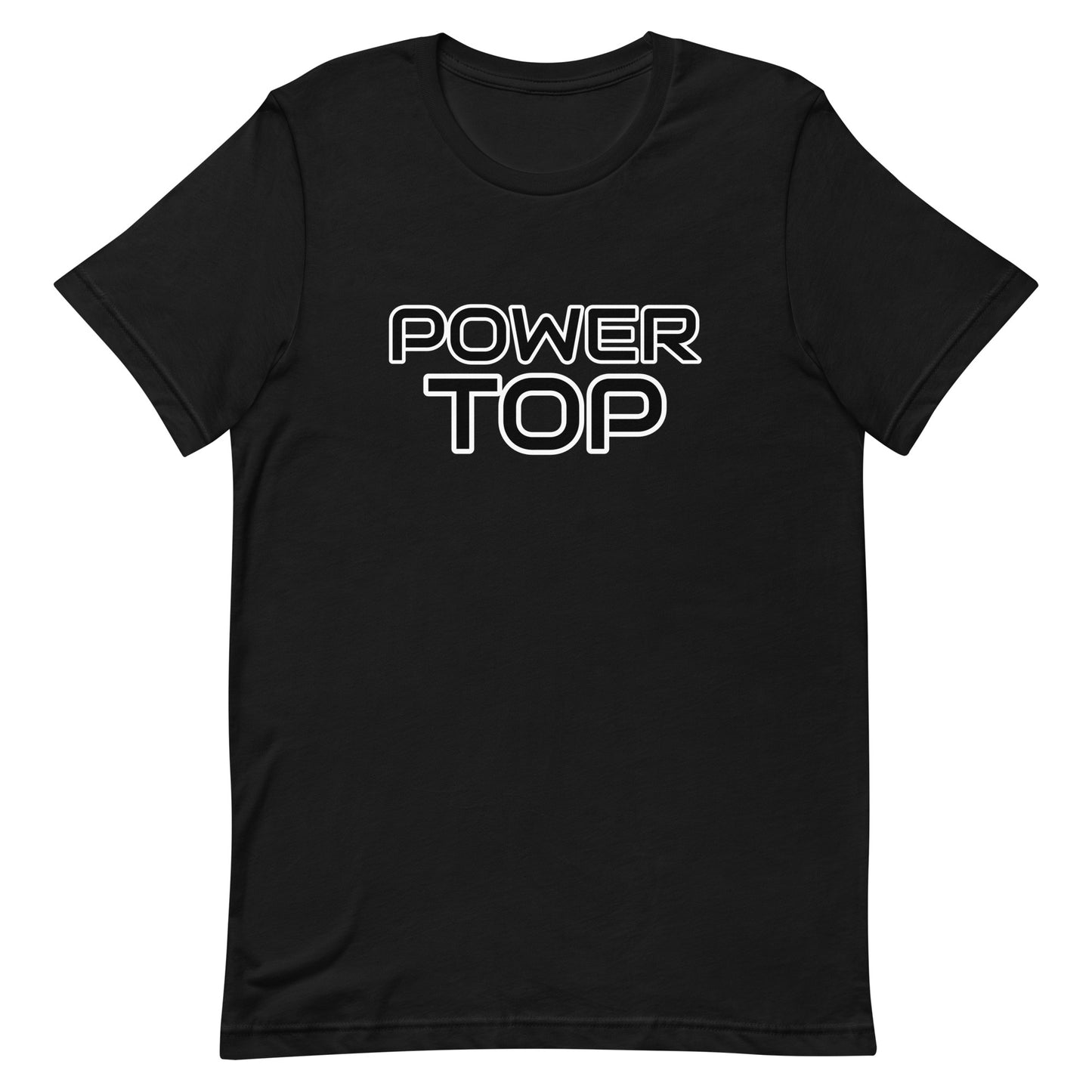 Power Top T-shirt Black Gay unisex-staple-t-shirt-black-front-64ed2cec93ebb