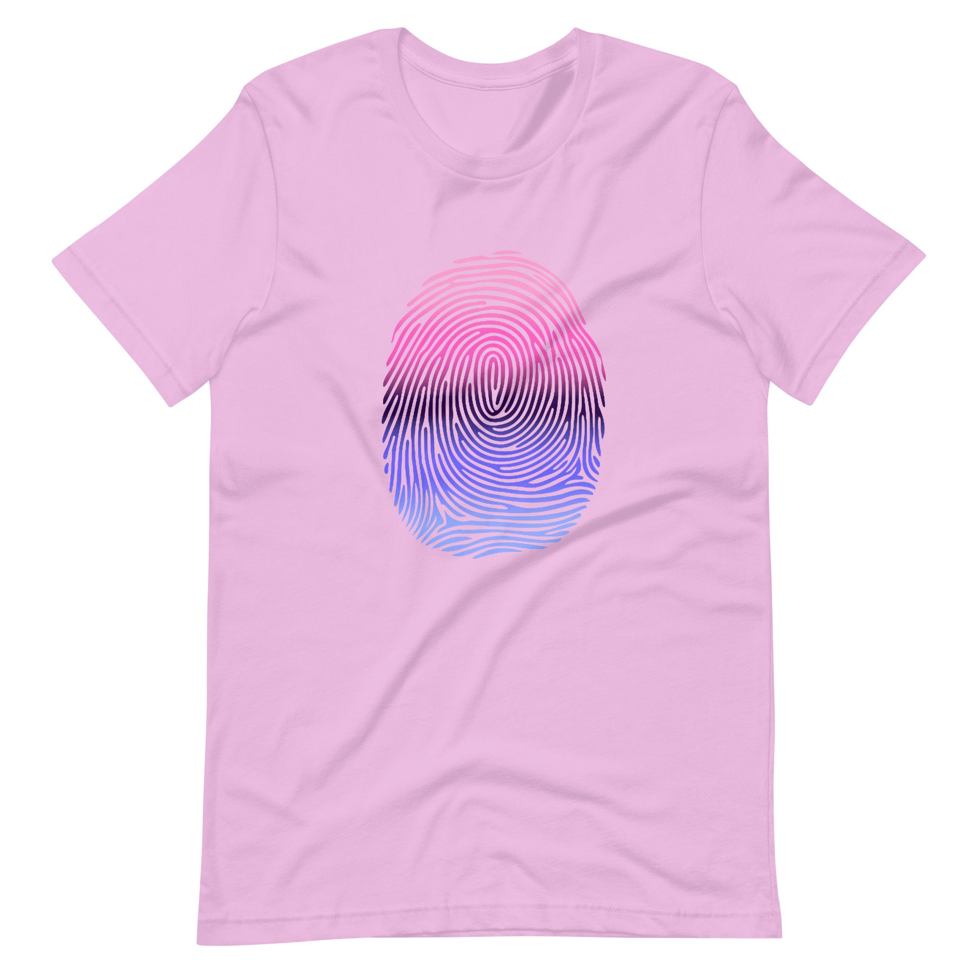 Omnisexual Pride Identity Fingerprint Shirt - Unisex Lilac Omnisexual unisex-staple-t-shirt-lilac-front-661009e38bf6e