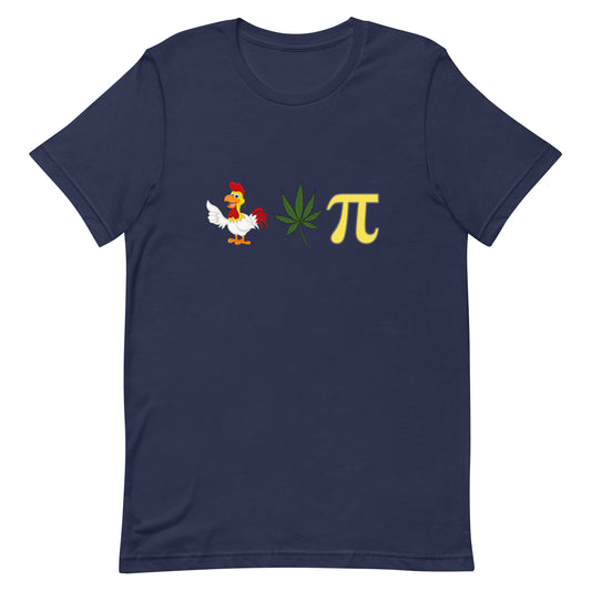 Chicken Pot Pi Tee Navy unisex-staple-t-shirt-navy-front-64dff054e34b7